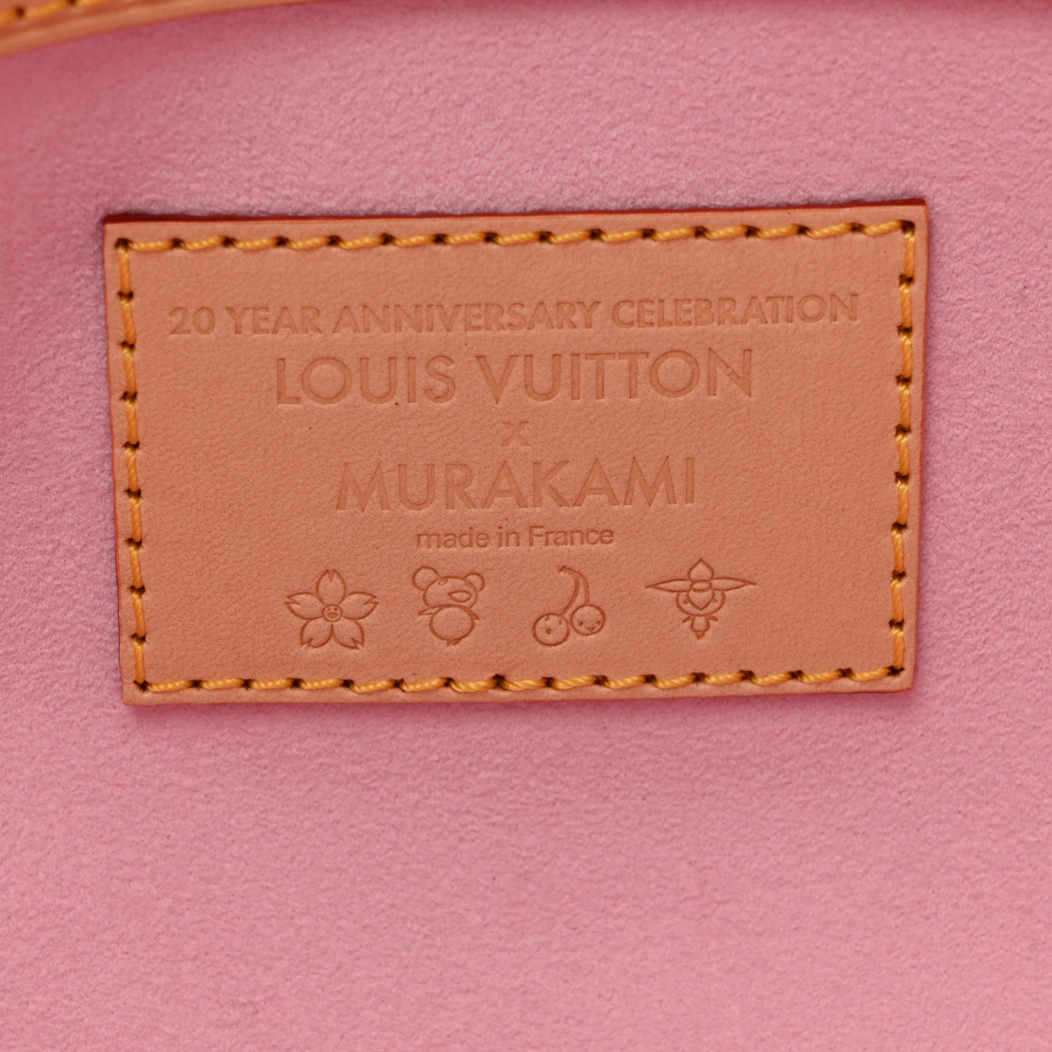 LV X TM Monogram Cherry Blossom Keepall Bandouliere 45 Sakura Brown — view 5