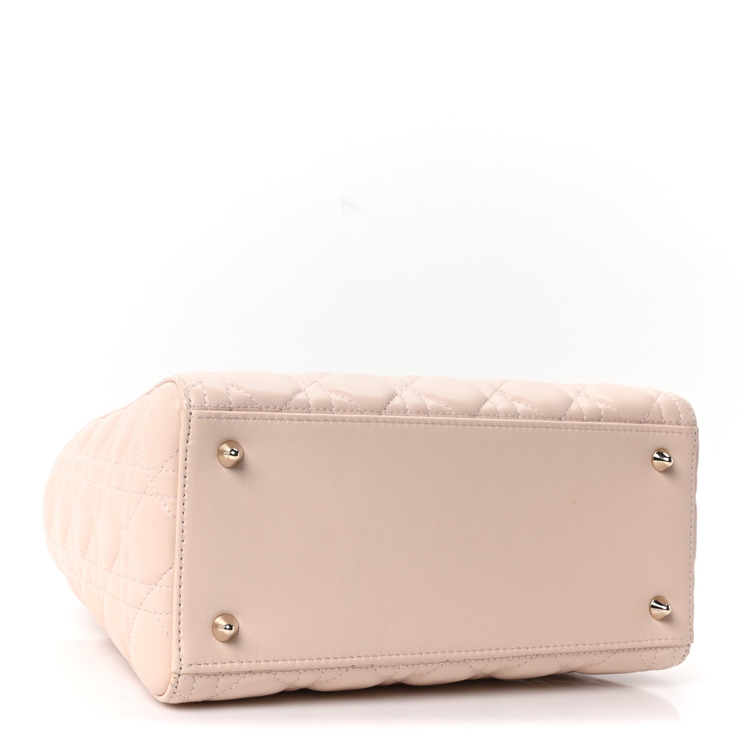 Lambskin Cannage Medium Lady Dior Light Pink — view 4