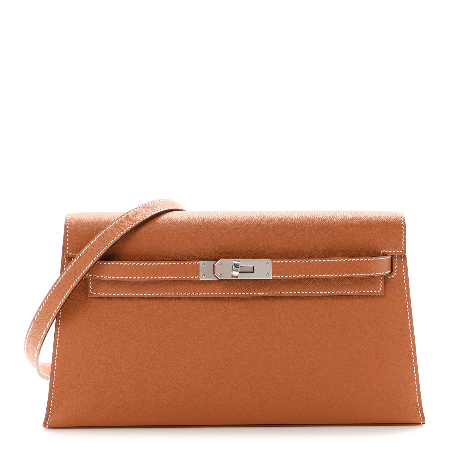 Madame Calfskin Kelly Elan Gold