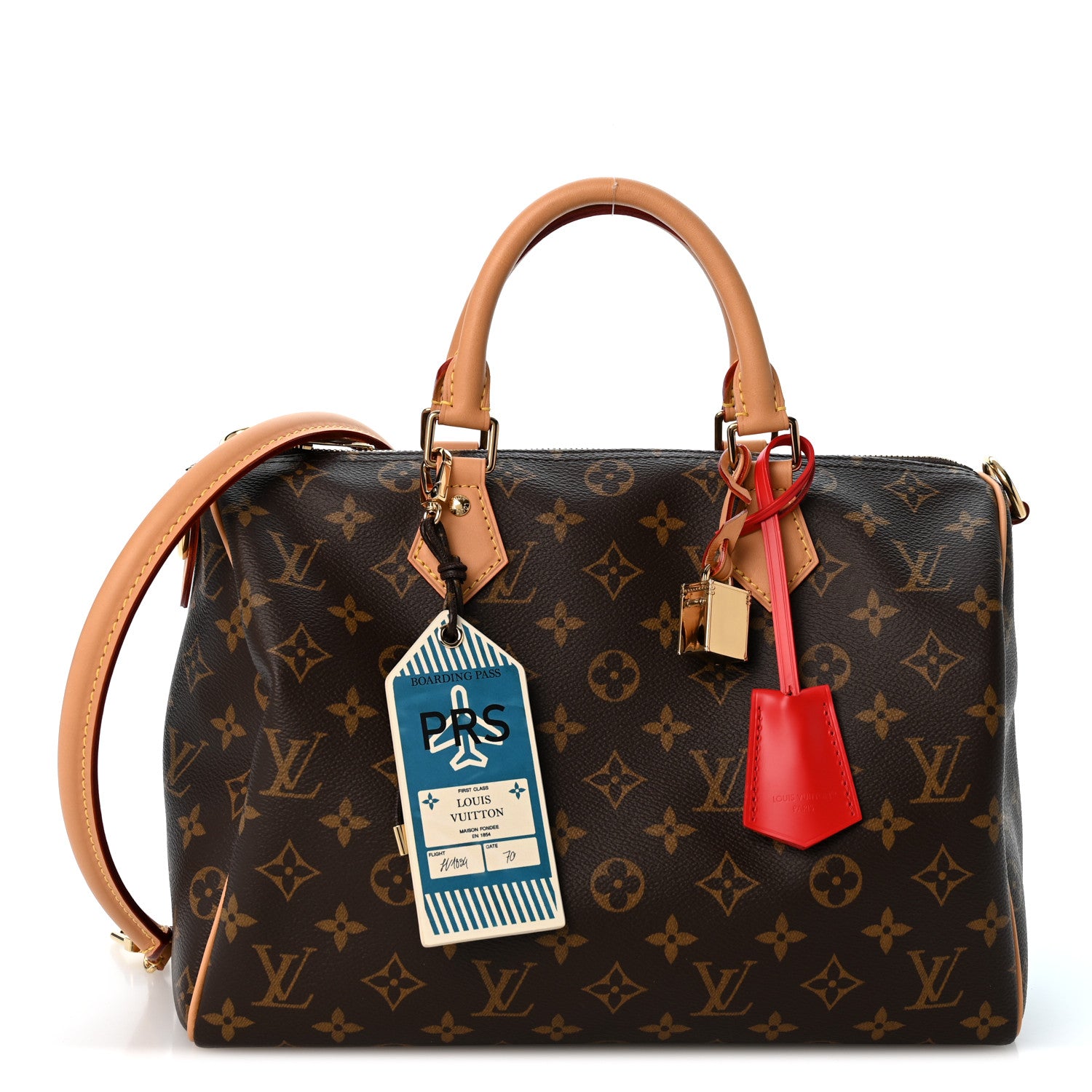 Monogram Speedy Soft Crafty 30 Red