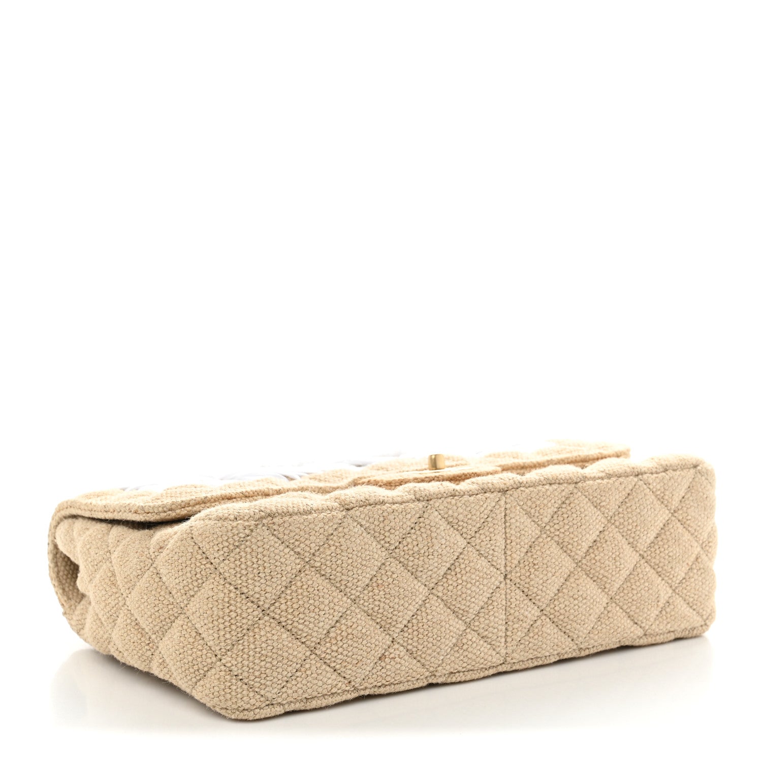 Tweed Raffia Coco Country Jumbo Flap — view 4