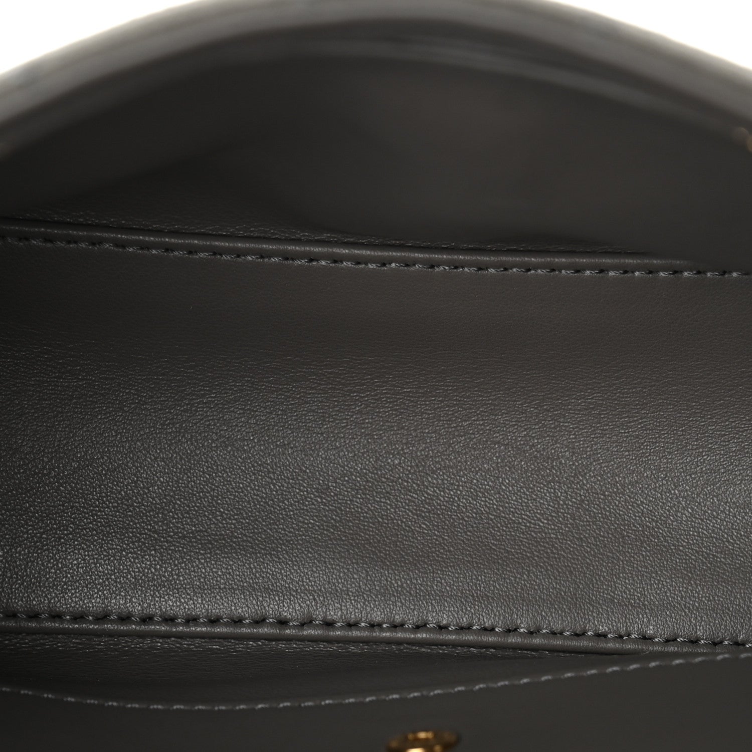 Suede Calfskin Mini Souplissimo Flap Dark Grey — view 5