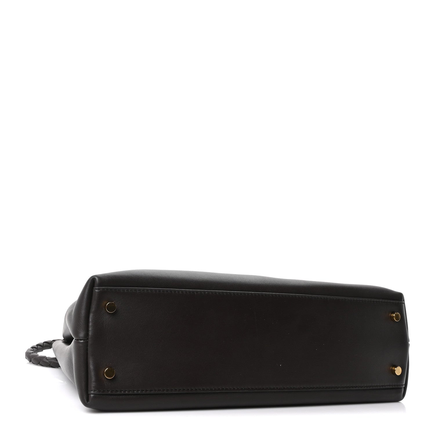 Silky Calfskin Medium Andiamo Shoulder Bag Fondant — view 3