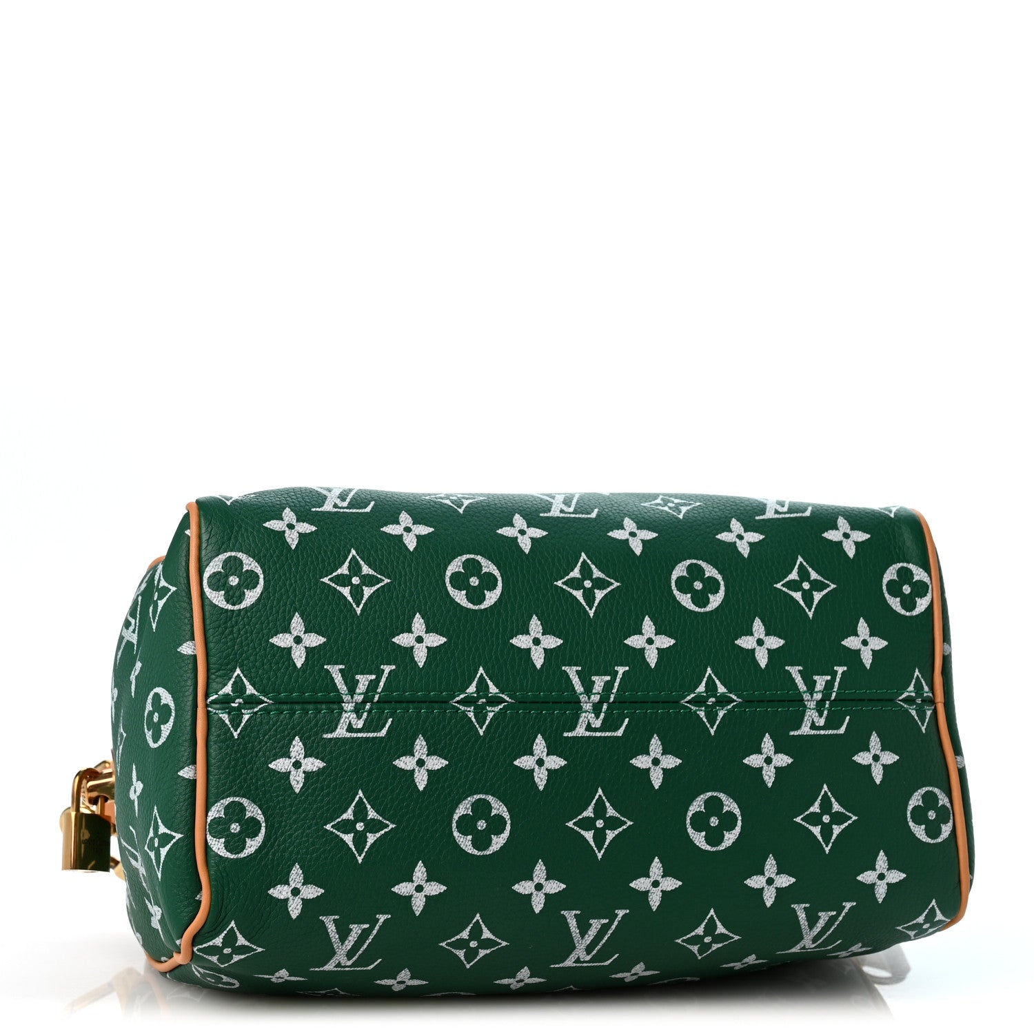 Calfskin Monogram Speedy P9 Bandouliere 25 Green — view 5