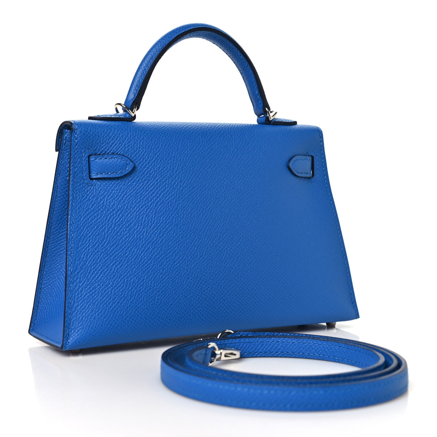 Epsom Mini Kelly Sellier 20 Bleu Zellige — view 3