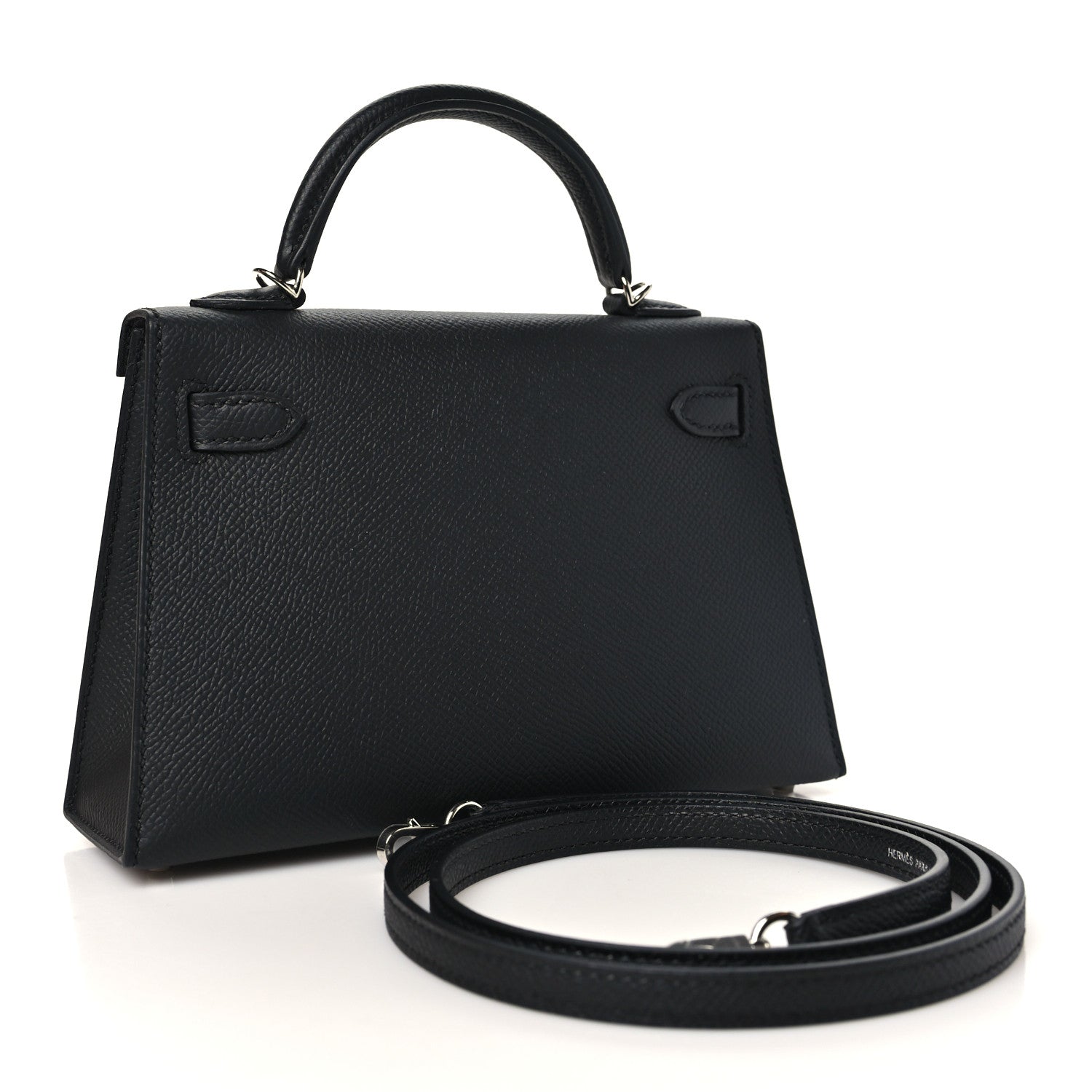 Epsom Mini Kelly Sellier 20 Black — view 3