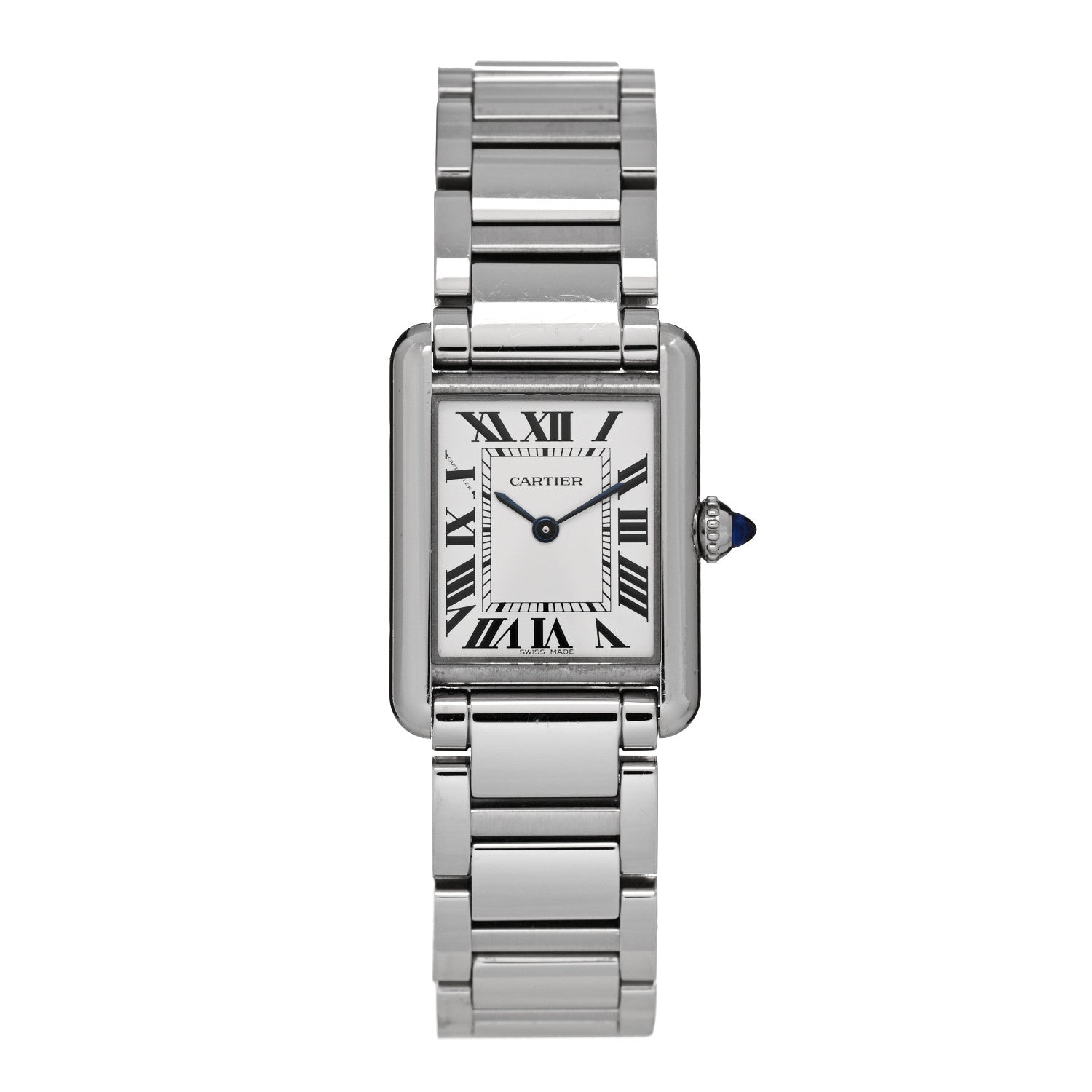Stainless Steel 22mm Tank Must Quartz Watch