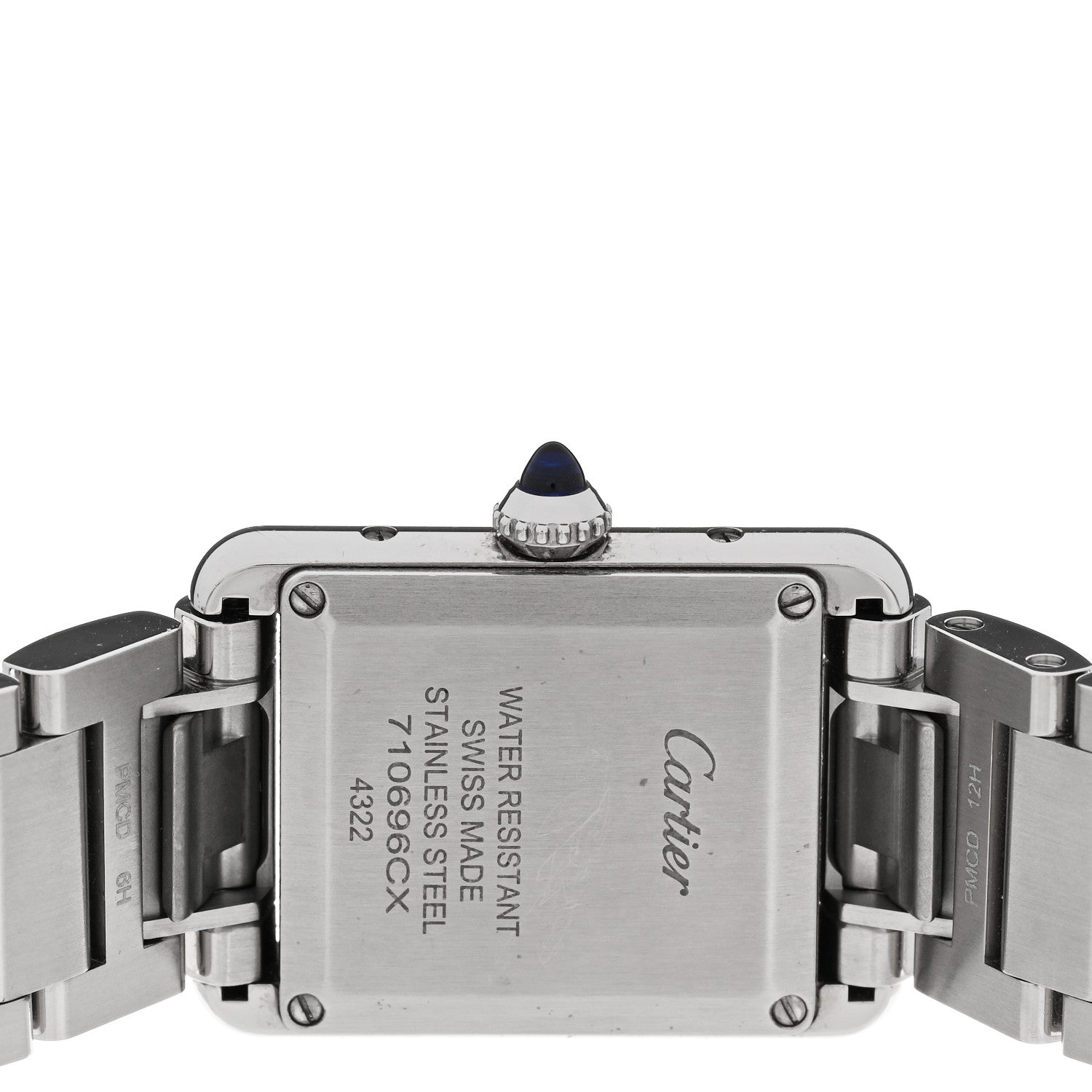 Stainless Steel 22mm Tank Must Quartz Watch — view 4