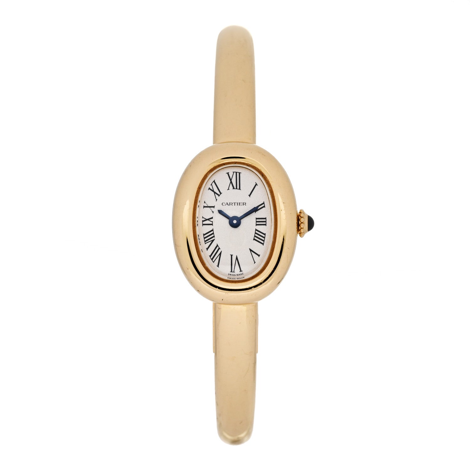18K Yellow Gold 19mm Baignoire Quartz Watch