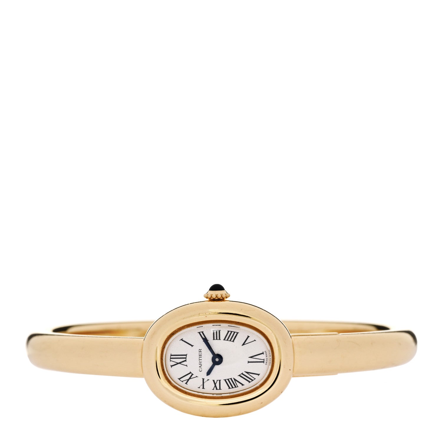 18K Yellow Gold 19mm Baignoire Quartz Watch — view 2