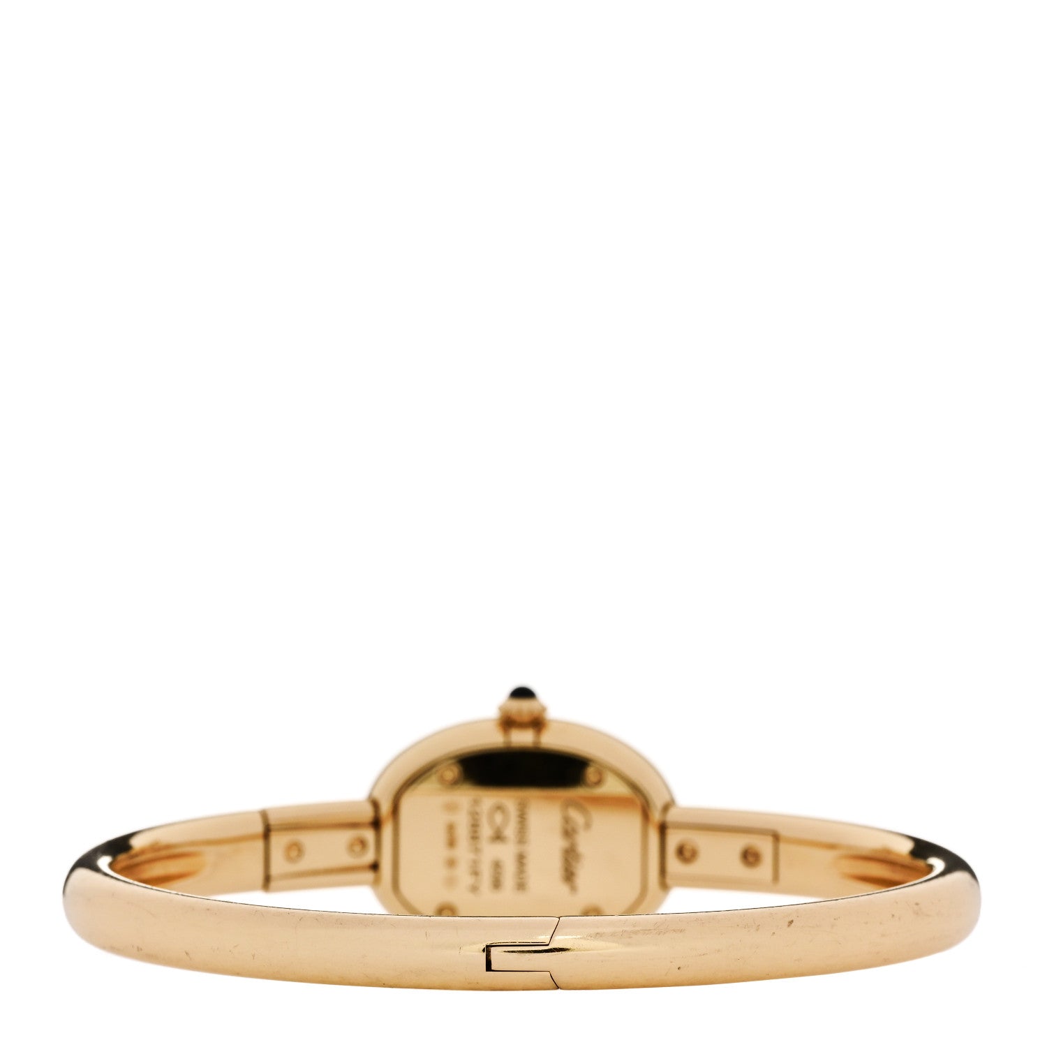 18K Yellow Gold 19mm Baignoire Quartz Watch — view 3