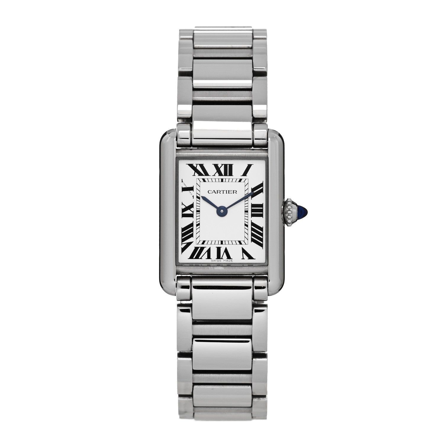 Stainless Steel 22mm Tank Must Quartz Watch