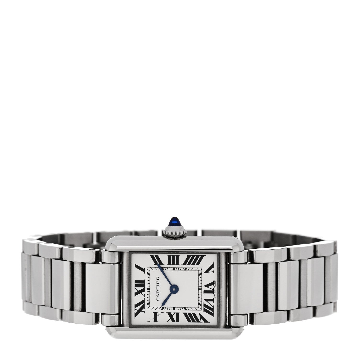 Stainless Steel 22mm Tank Must Quartz Watch — view 2