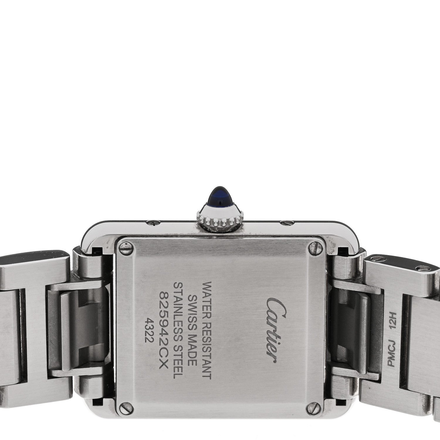 Stainless Steel 22mm Tank Must Quartz Watch — view 4
