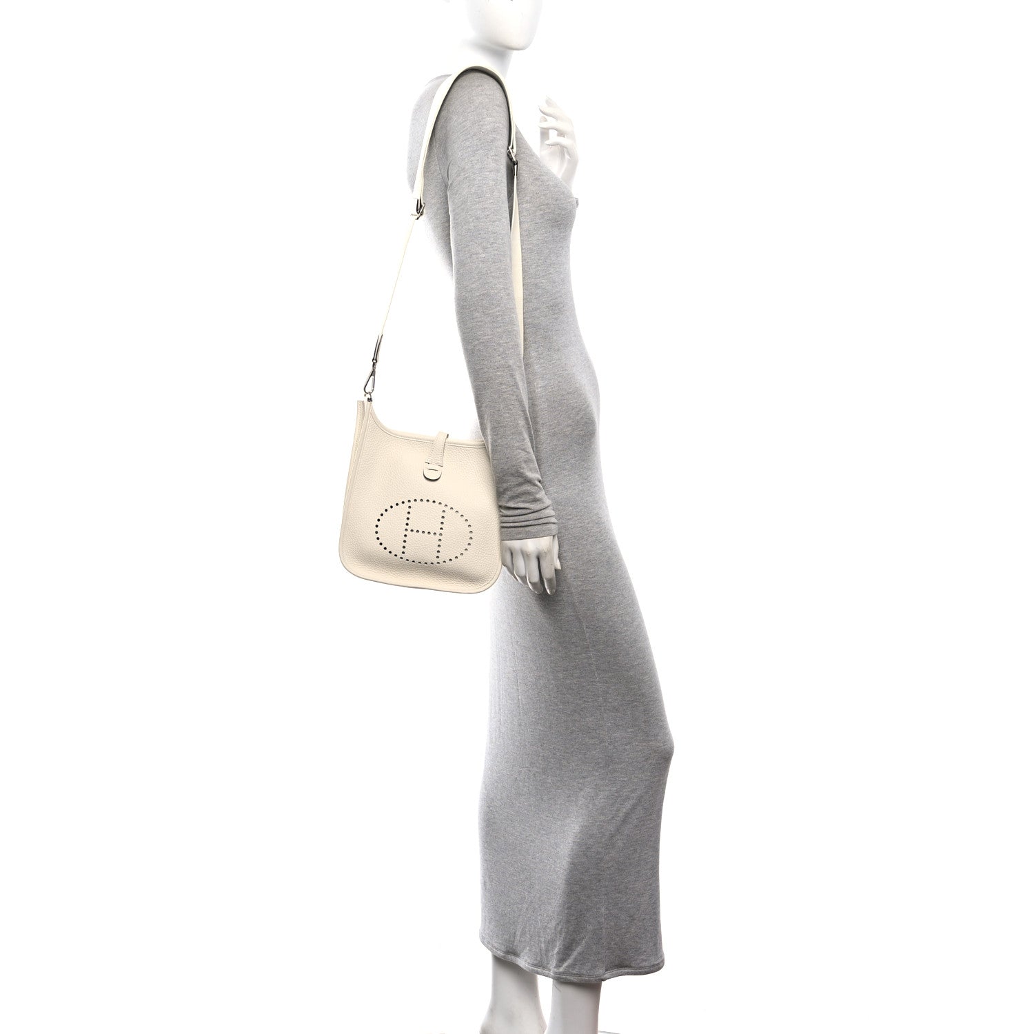 Taurillon Clemence Evelyne 23 Poche III Cream — view 2