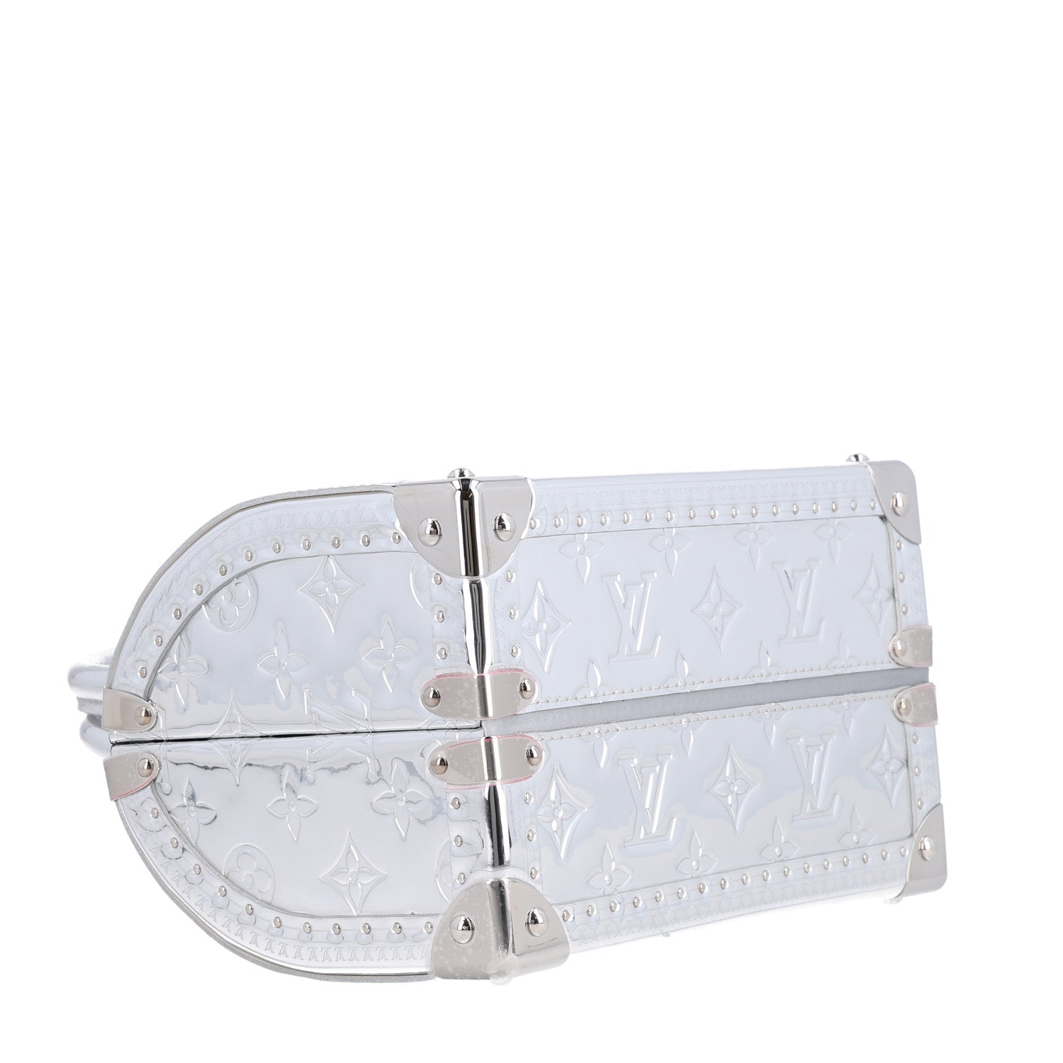 Monogram Miroir Speedy Trunk 20 Silver — view 4