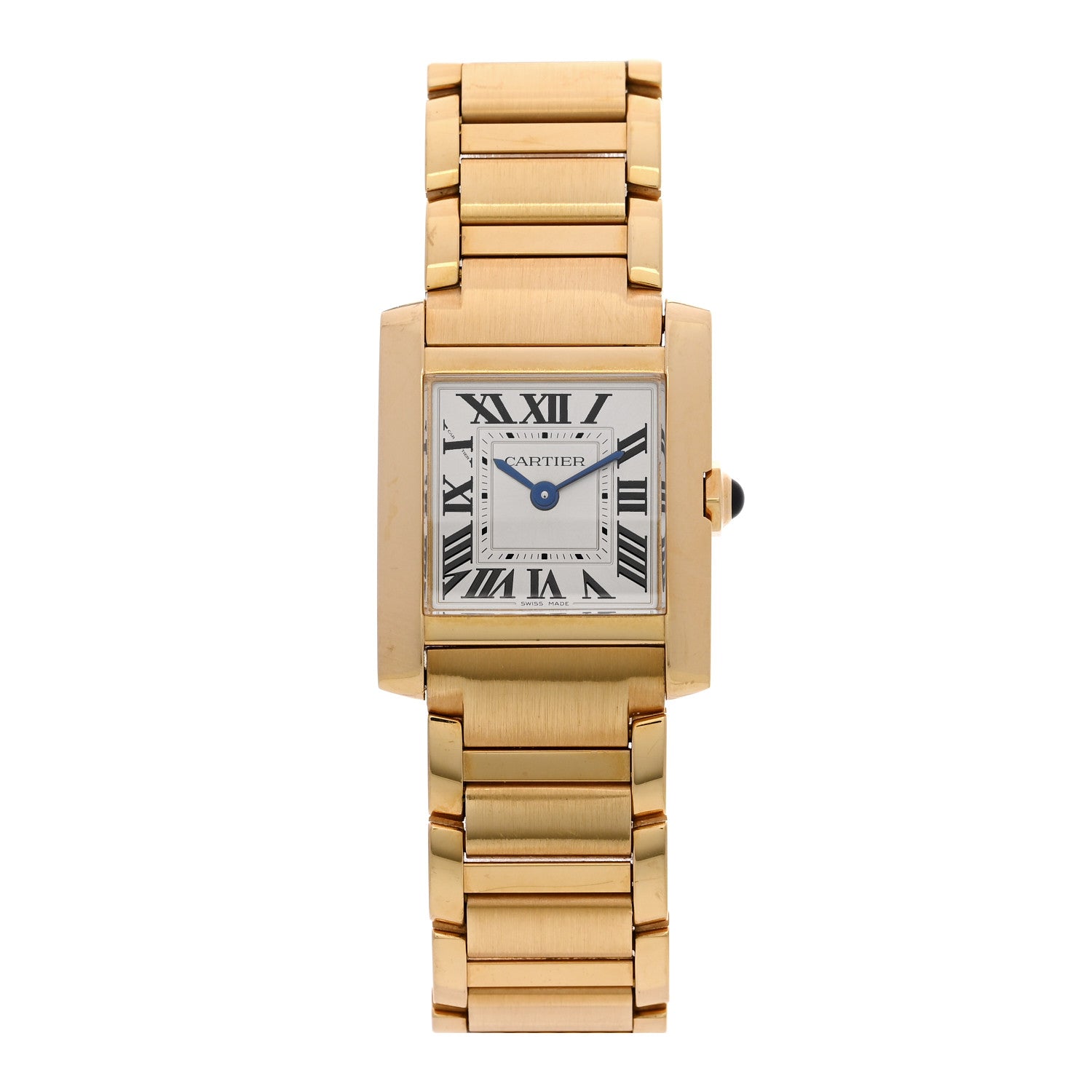 18K Yellow Gold 21mm Tank Francaise Quartz Watch