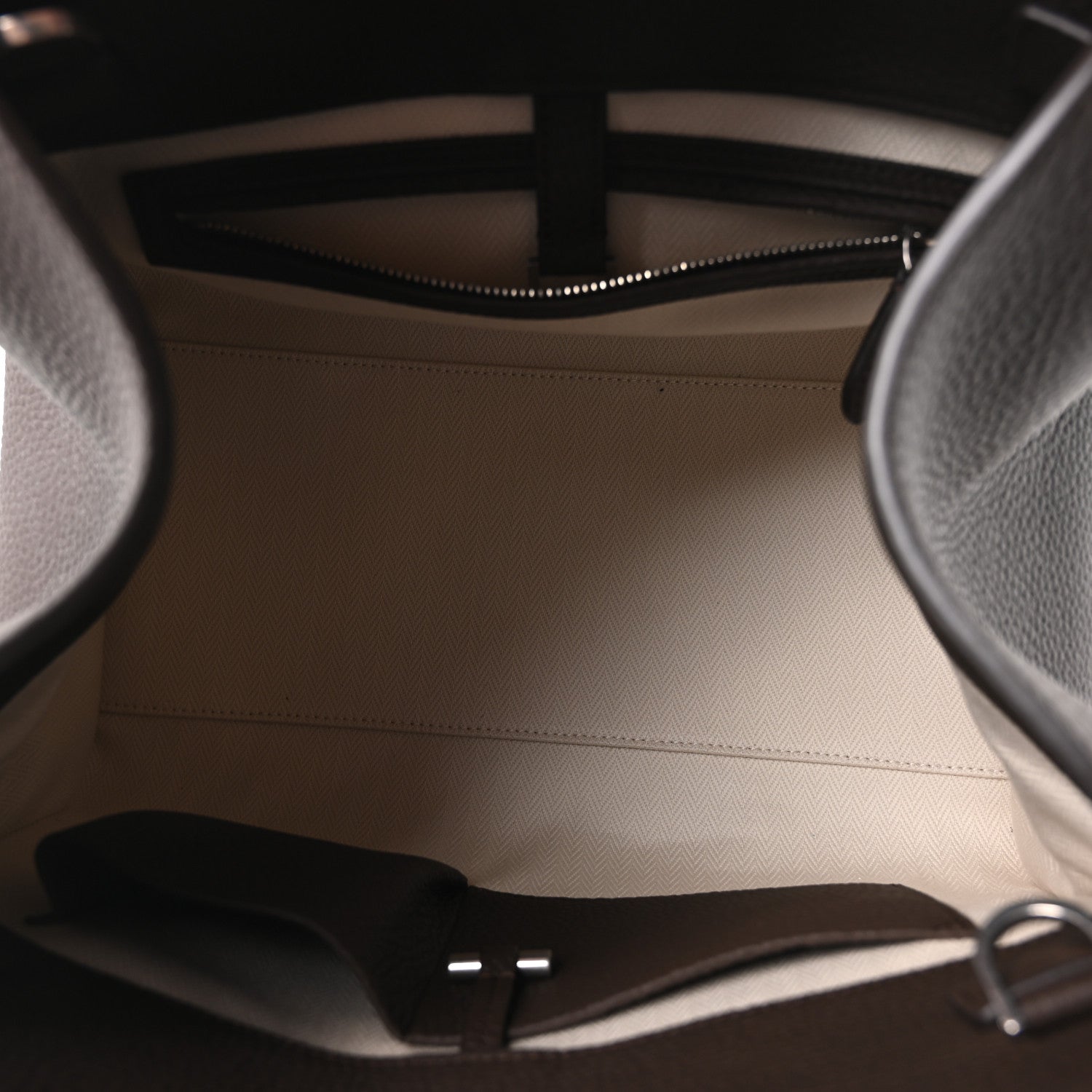 Matte Grained Calfskin Soft Margaux 12 Deep Brown — view 5