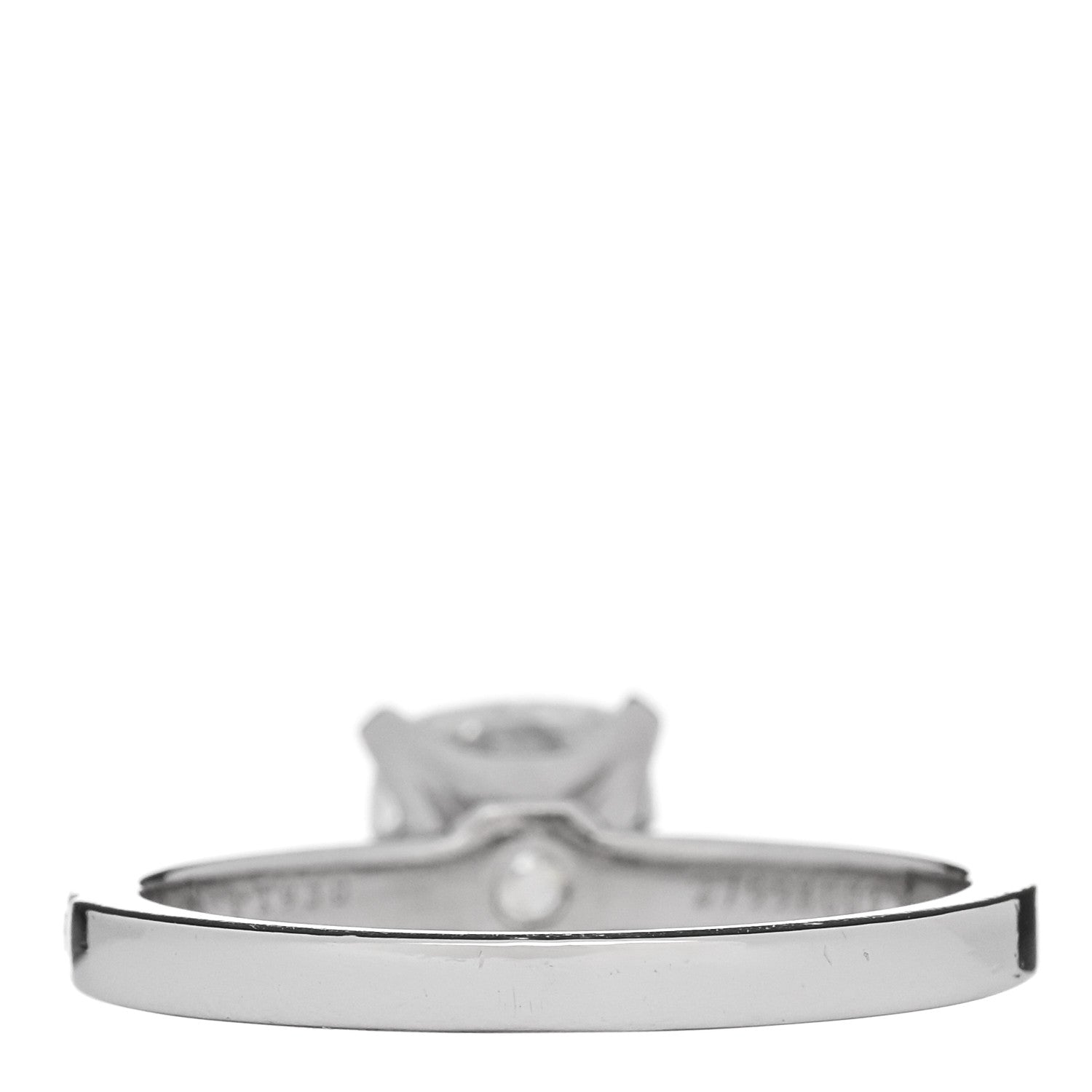 Platinum Diamond 1.11ct Novo Cushion Cut Engagement Ring 51 5.75 — view 4