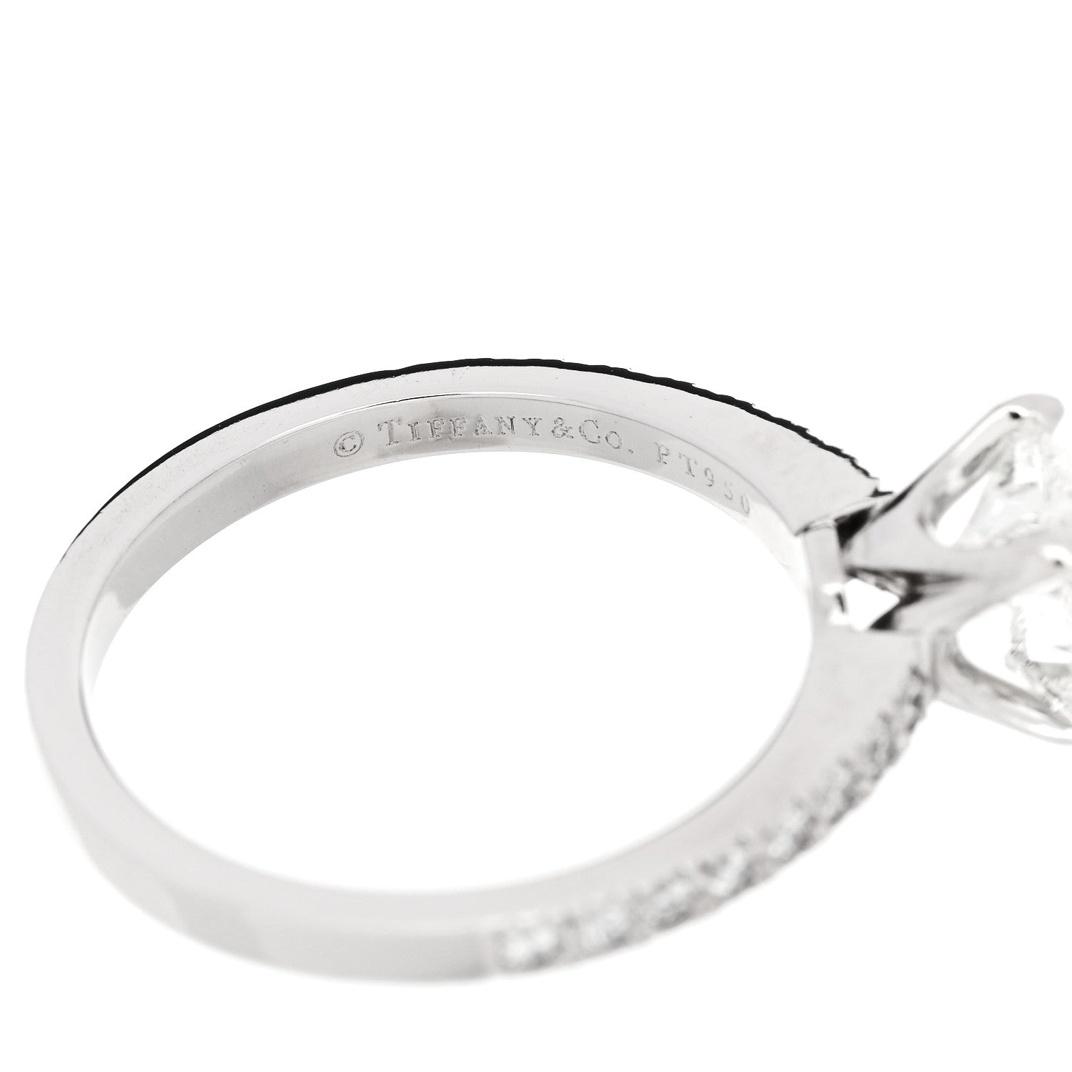 Platinum Diamond 1.11ct Novo Cushion Cut Engagement Ring 51 5.75 — view 5