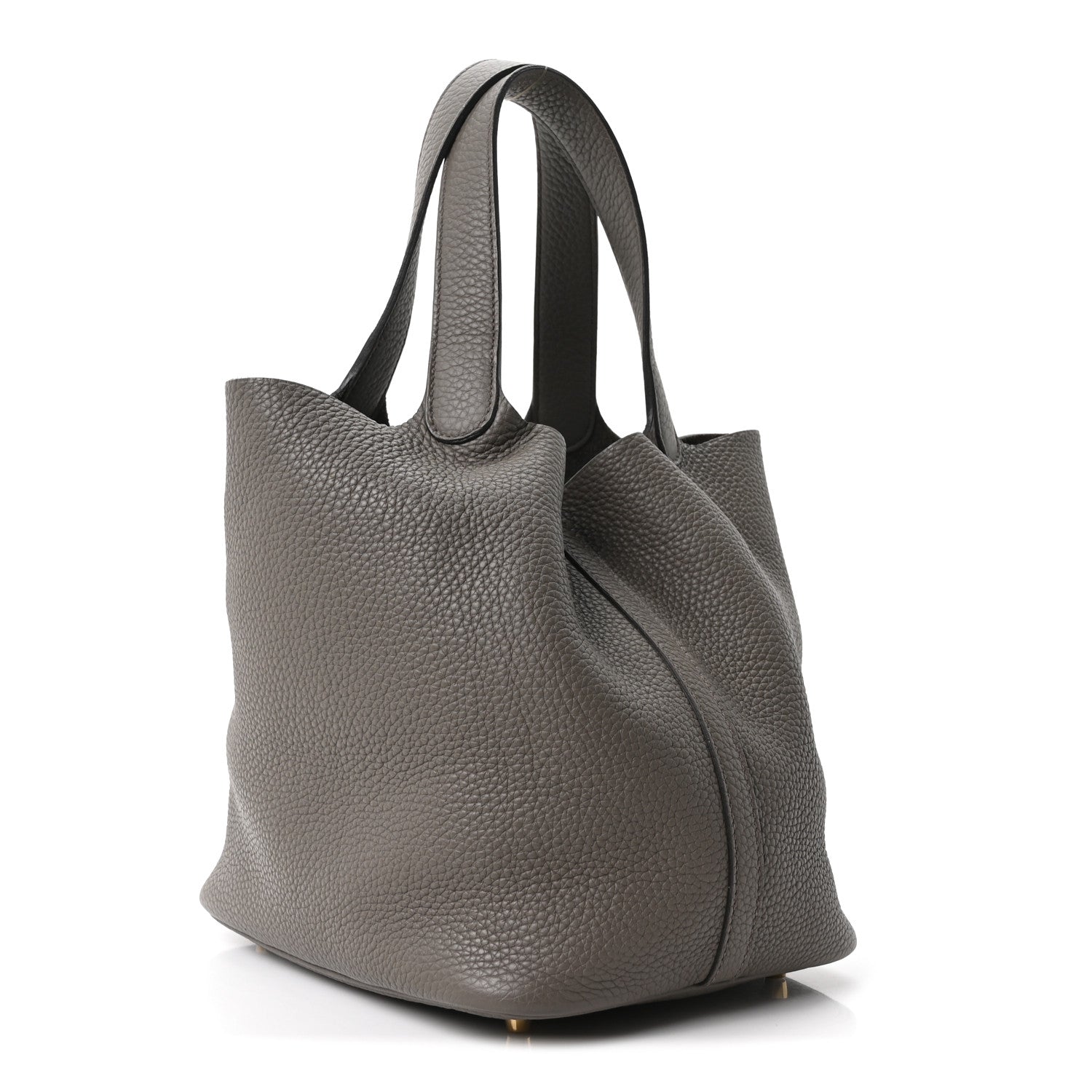 Taurillon Clemence Picotin Lock 22 MM Gris Asphalte — view 3