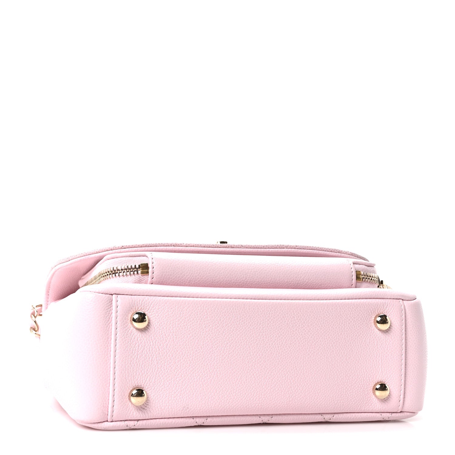 Caviar Quilted Medium Business Affinity Flap Light Pink — view 4