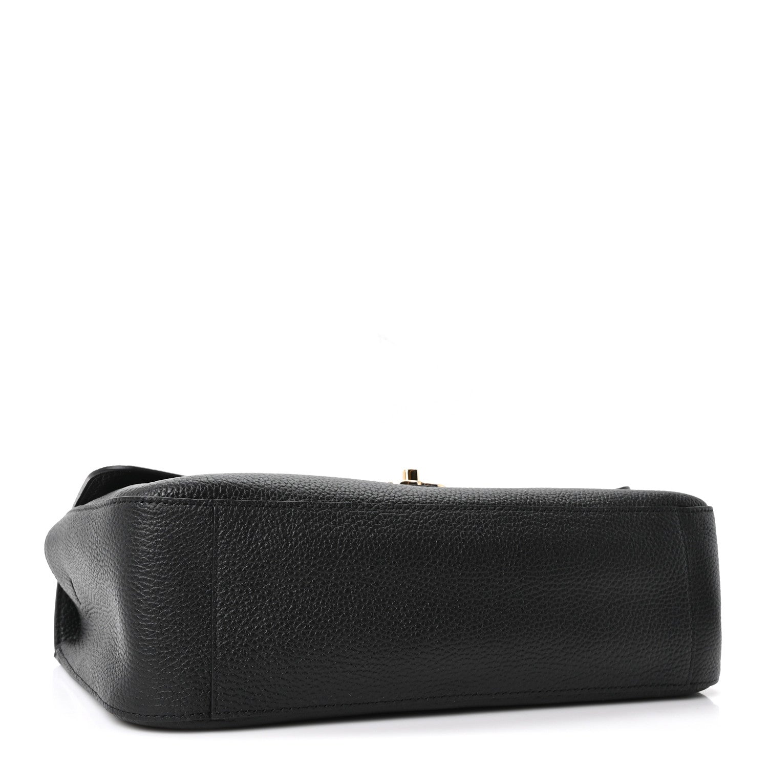 Grained Calfskin Small Souplissimo Maxi Flap Black — view 4