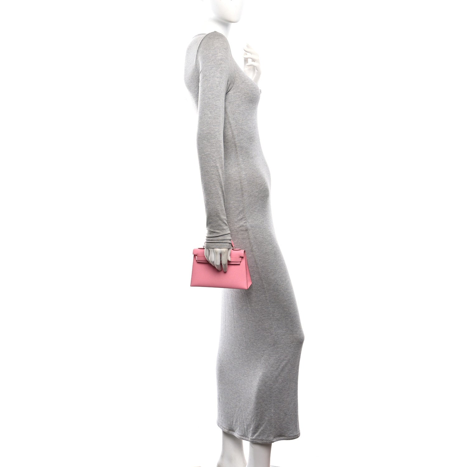 Chevre Mysore Mini Kelly Sellier 20 Rose Confetti — view 2