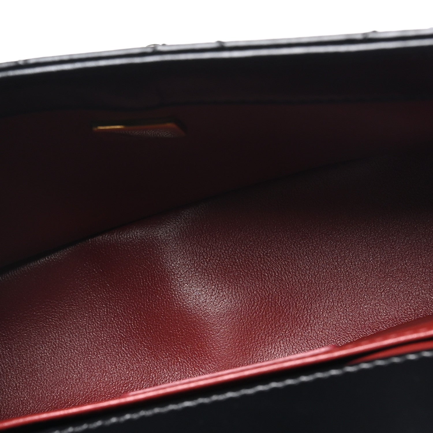 Calfskin Quilted Mini Perfect Fit Flap Black Black Black — view 5