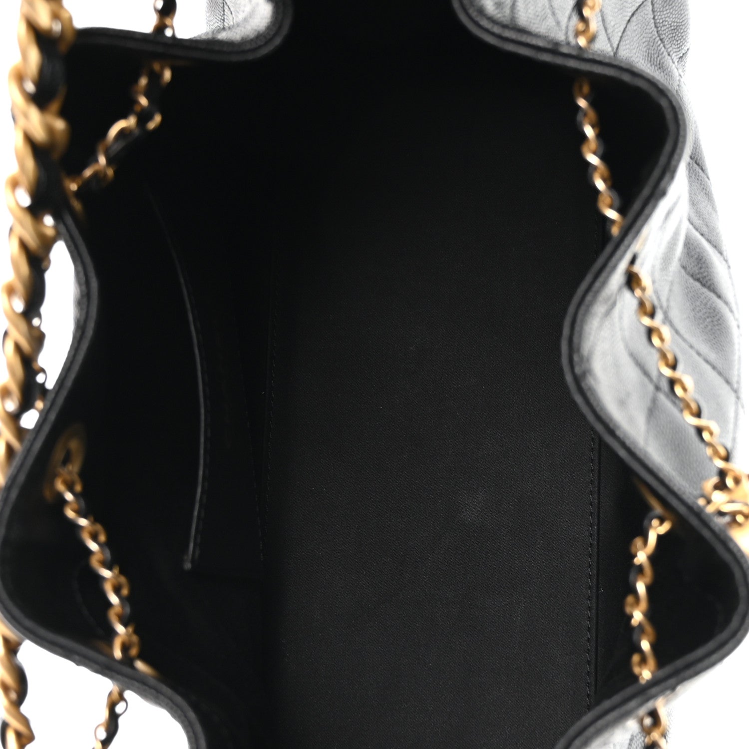 Caviar Quilted Small Chanel 25 Handbag Black — view 4