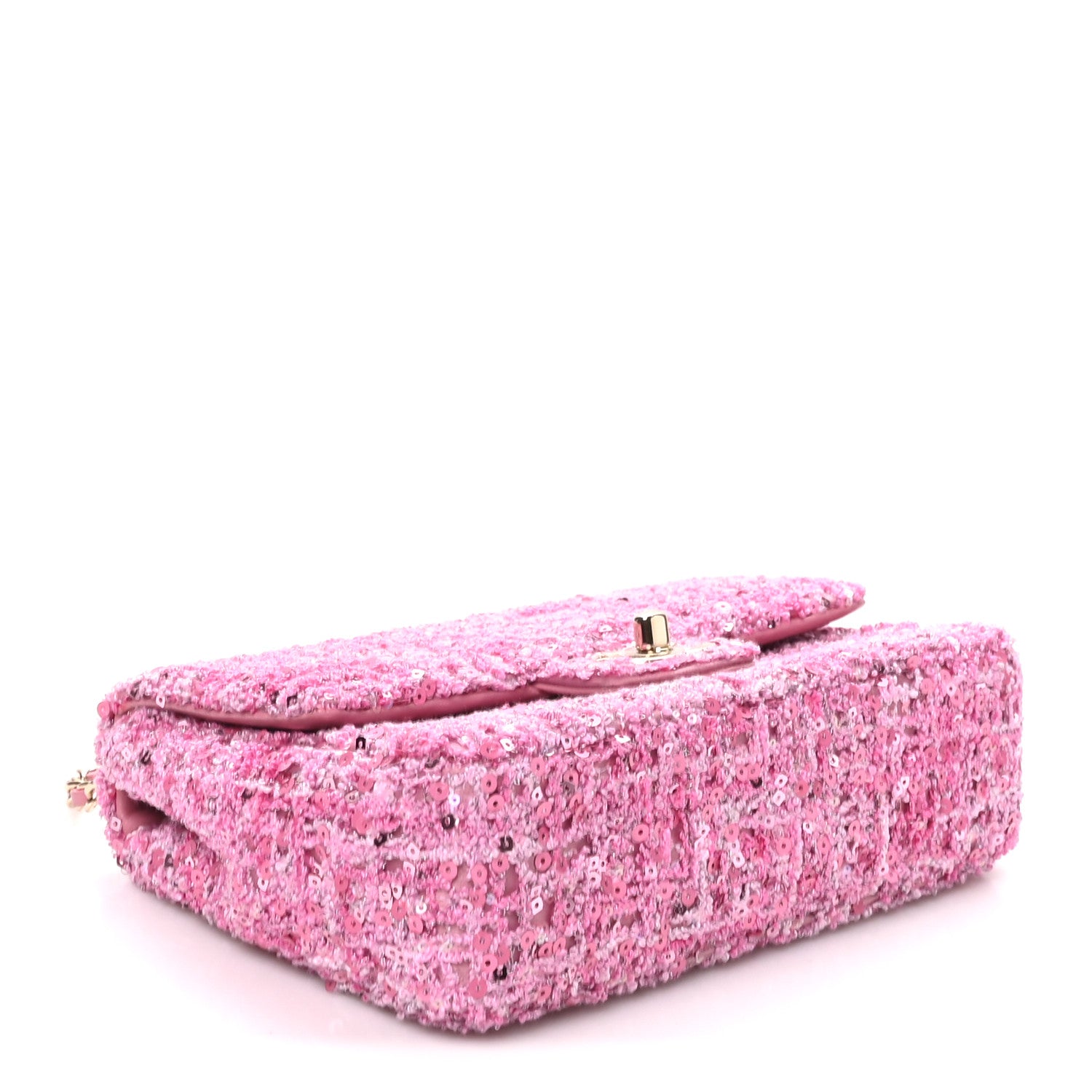 Sequin Small Single Flap Pink Dark Pink — view 4