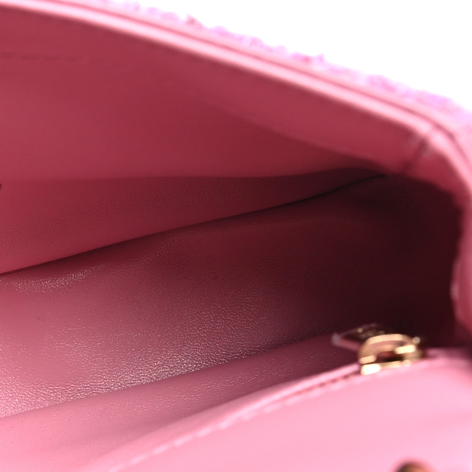 Sequin Small Single Flap Pink Dark Pink — view 5