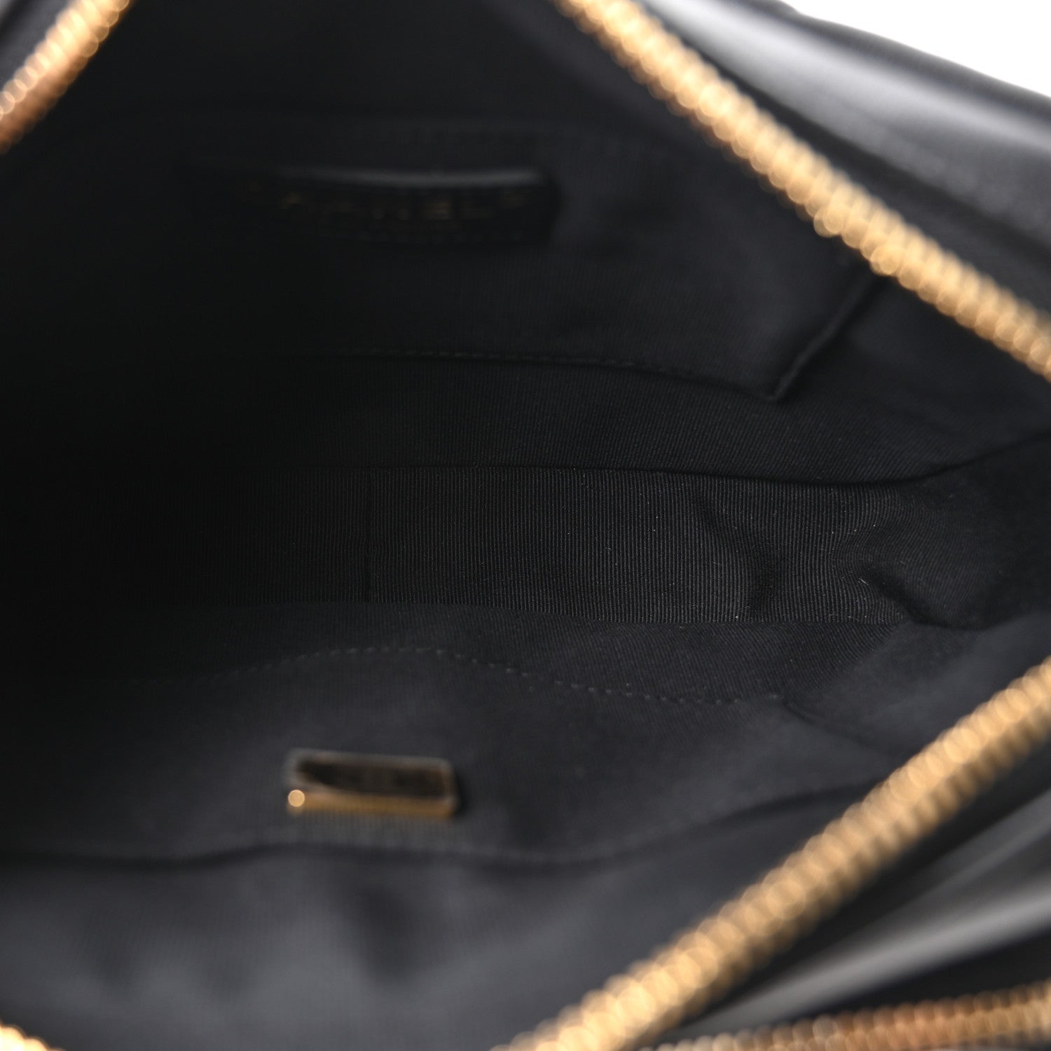 Calfskin Quilted Large Camera Case Black — view 5