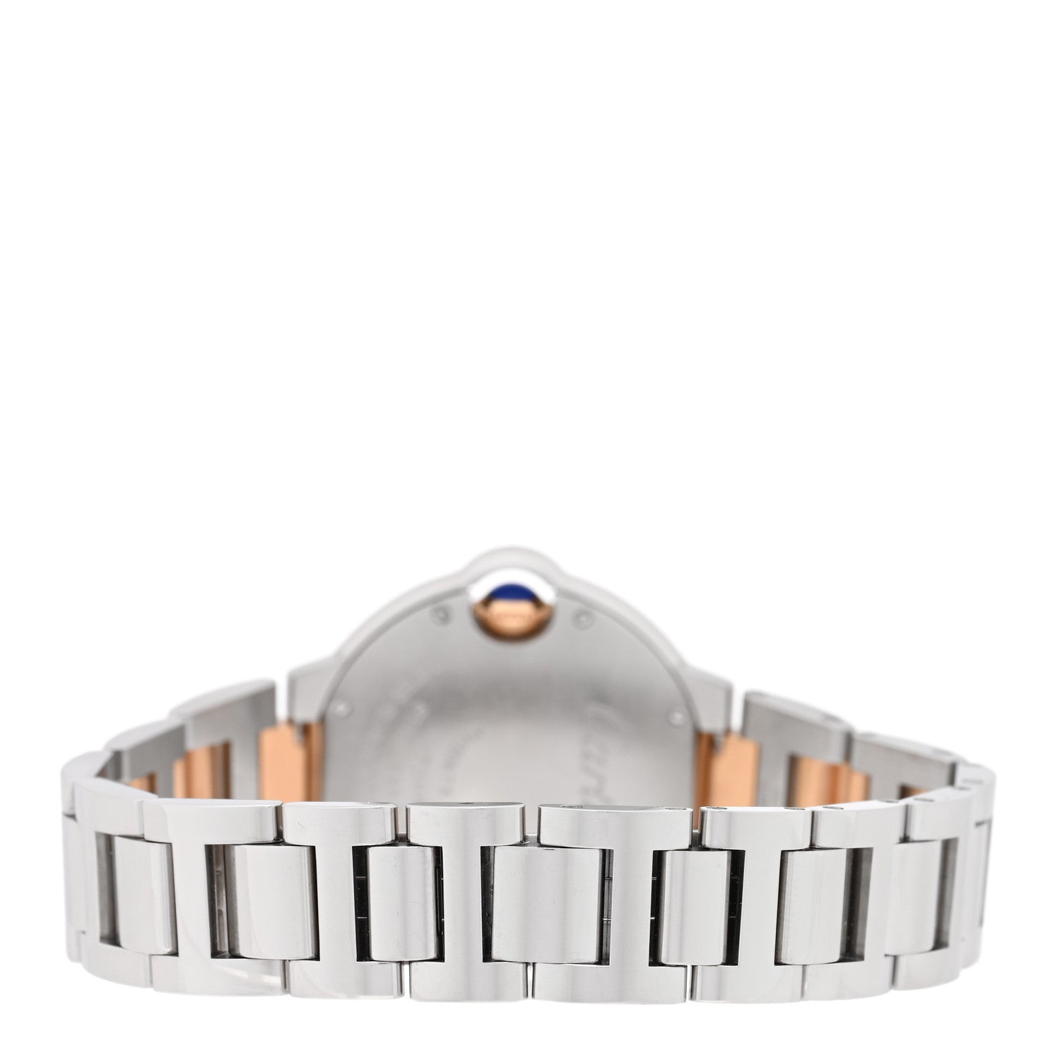 Stainless Steel 18K Yellow Gold Diamond 33mm Ballon Bleu De Cartier Automatic Watch — view 3