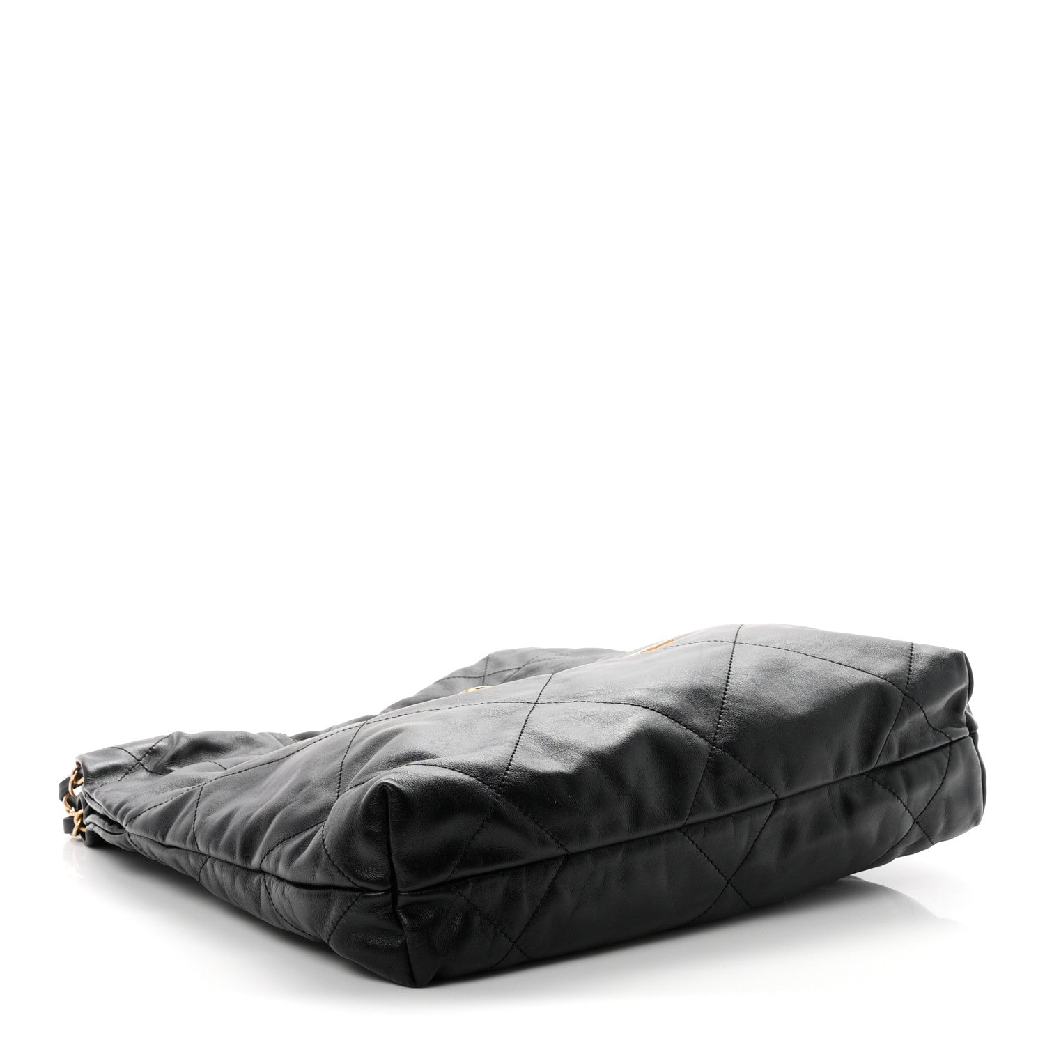 Shiny Calfskin Quilted Small Chanel 22 Black — view 5