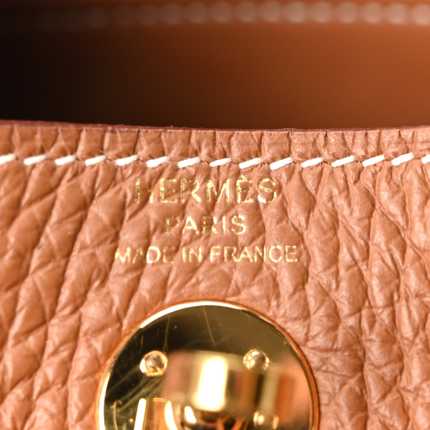 Taurillon Clemence Mini Lindy 20 Gold — view 5