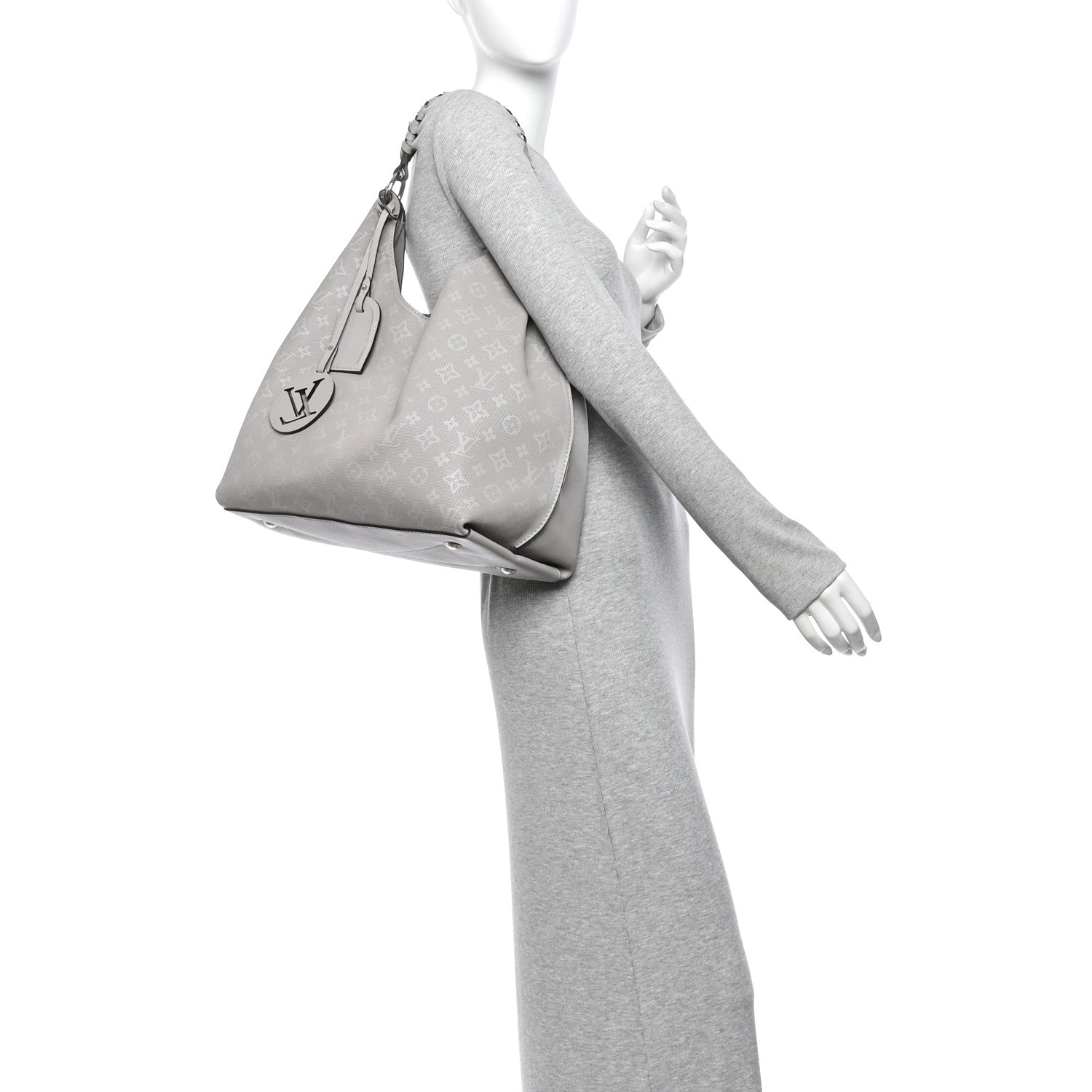 Reverse Mahina Carmel Hobo Gris Souris Gray — view 2