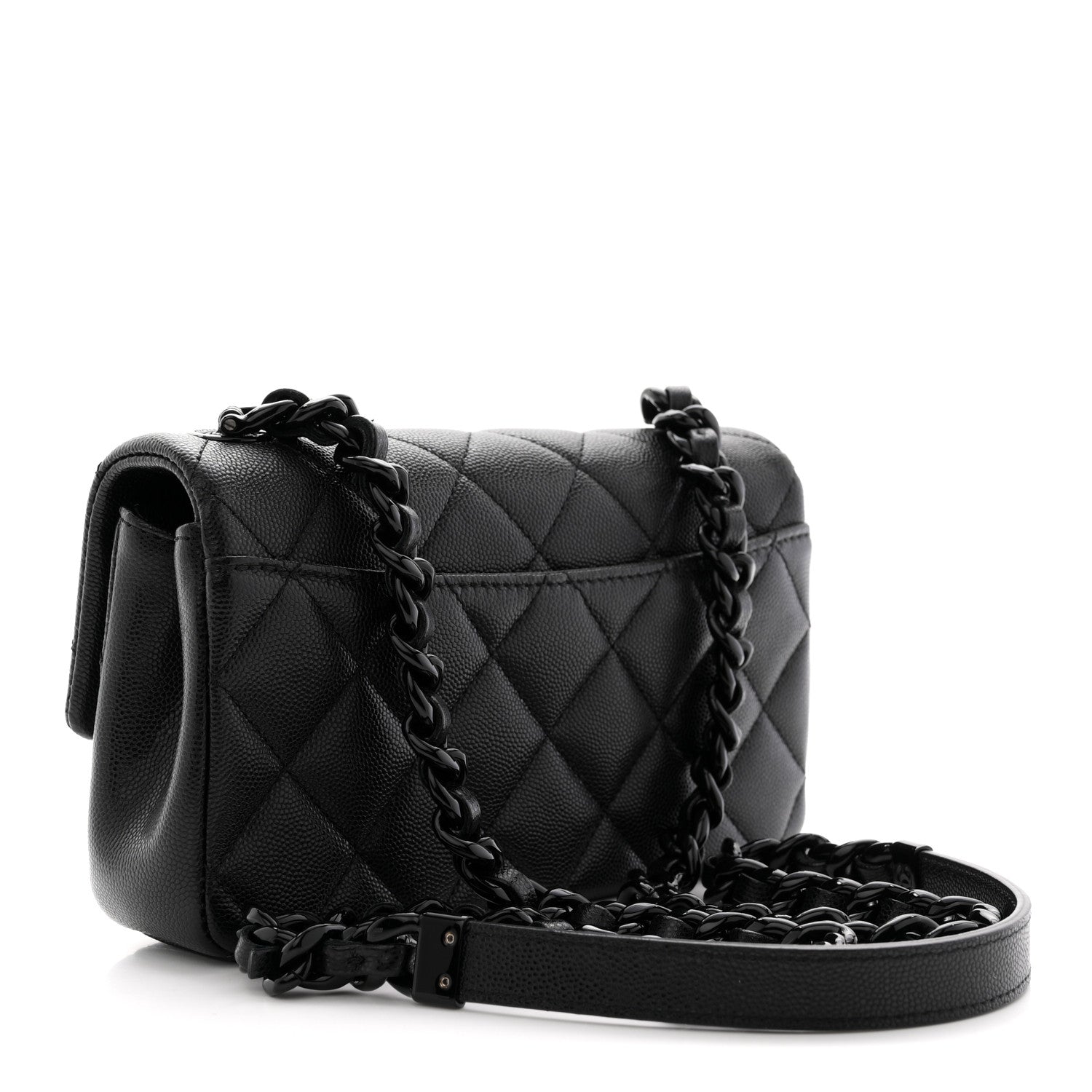 Caviar Quilted My Everything Small Flap Black — view 4