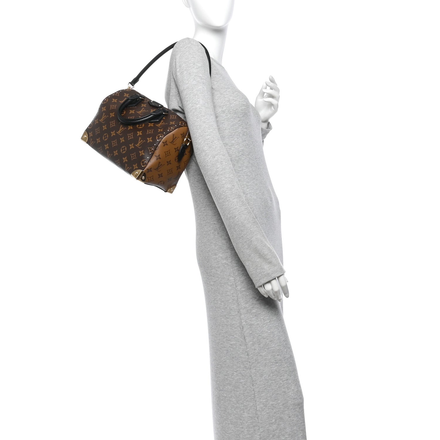 Reverse Monogram Speedy Trunk 25 — view 2