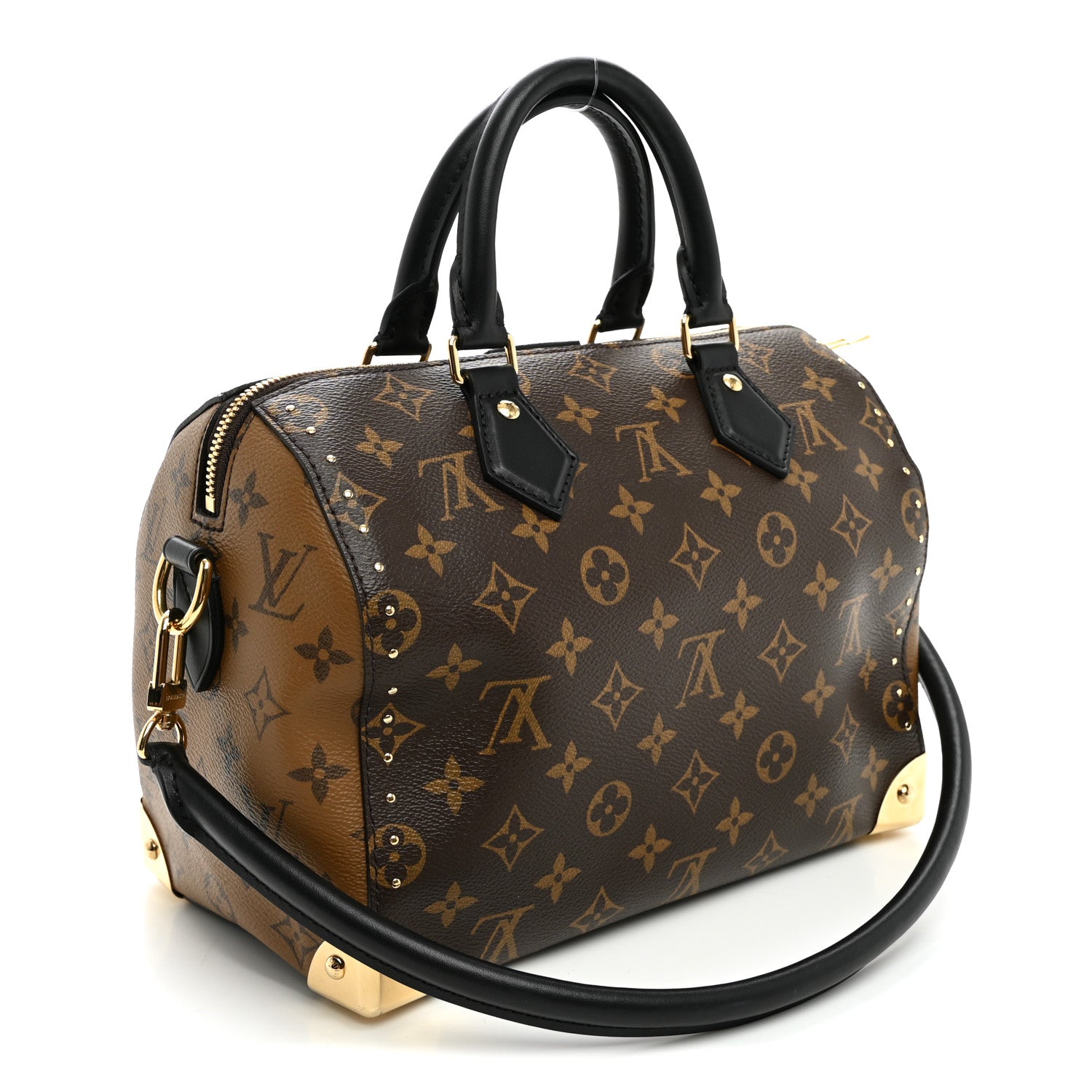 Reverse Monogram Speedy Trunk 25 — view 3