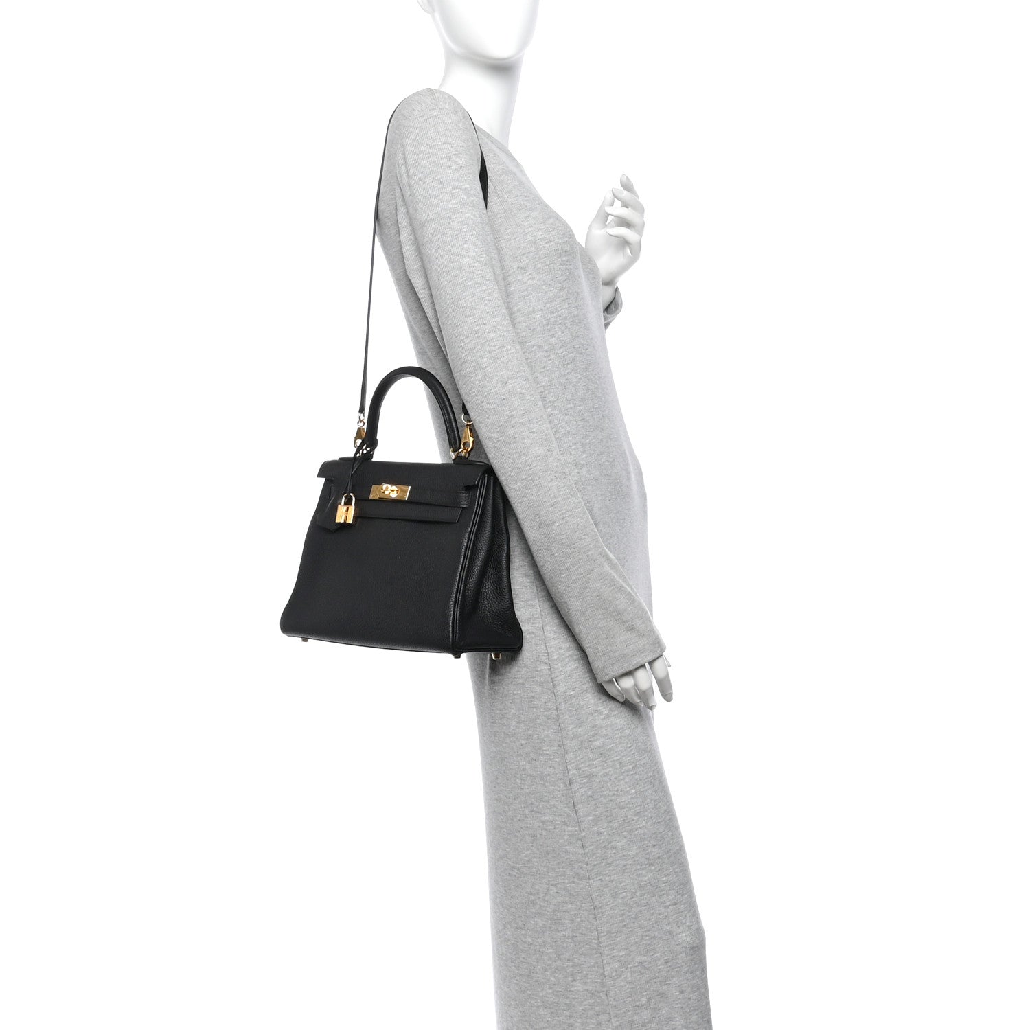 Togo Kelly Retourne 28 Black — view 2