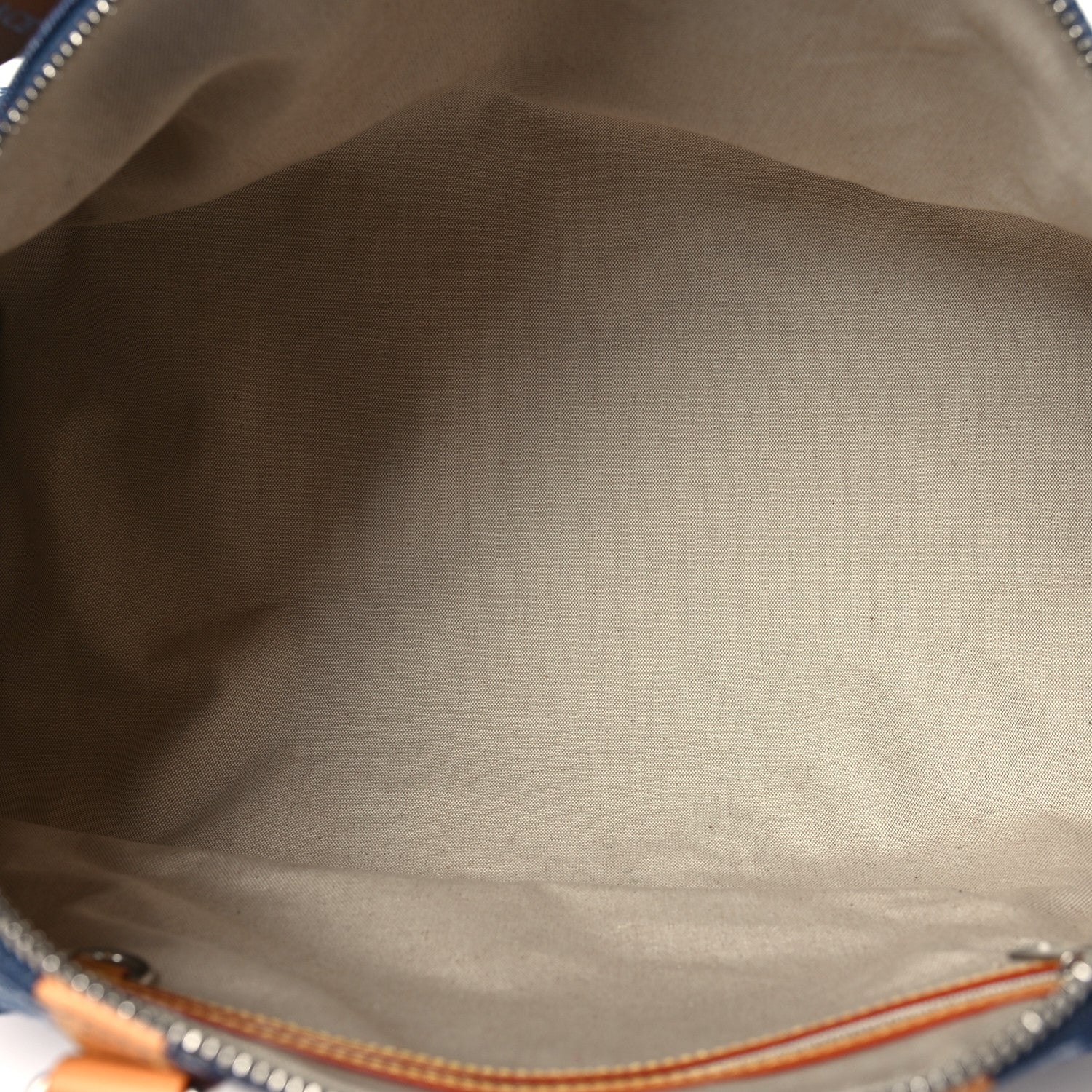 Denim Monogram Flowers Keepall Bandouliere 50 Blue — view 4
