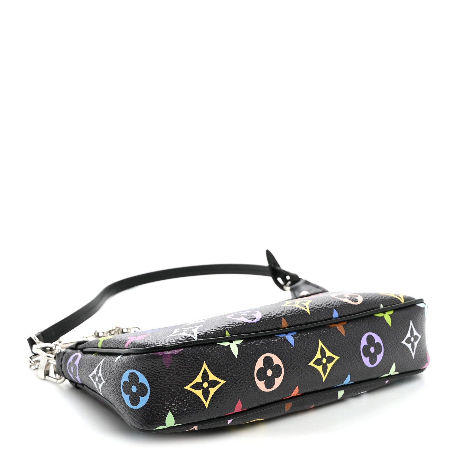 LV X TM Monogram Multicolor Pochette Accessories Black — view 3