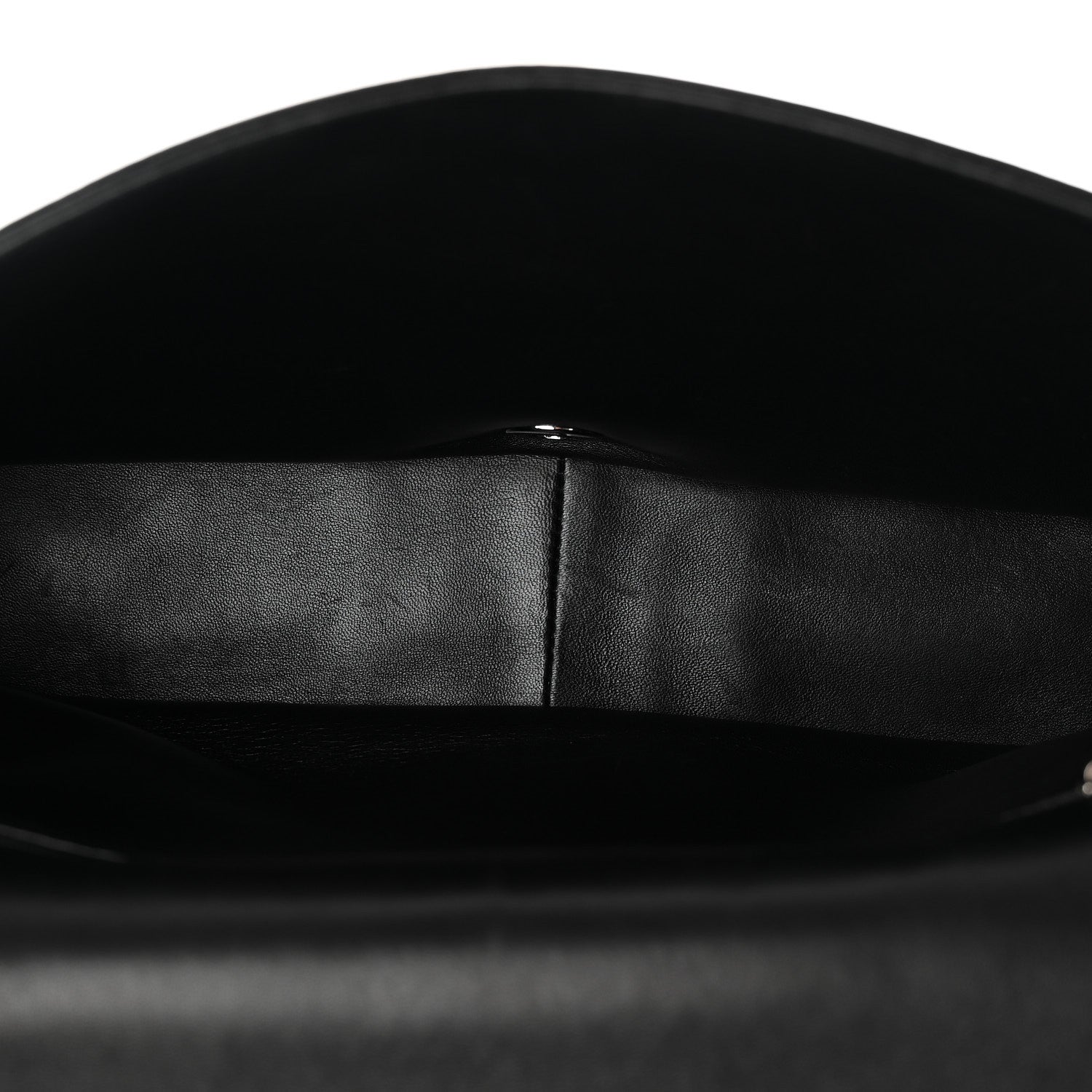 Shearling Lambskin Jumbo Chanel 100% Flap Black — view 4