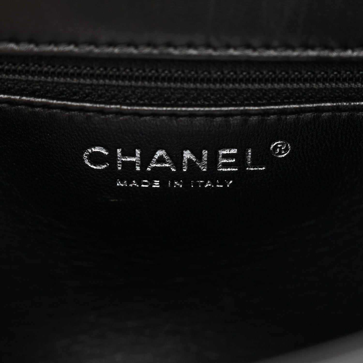 Shearling Lambskin Jumbo Chanel 100% Flap Black — view 5