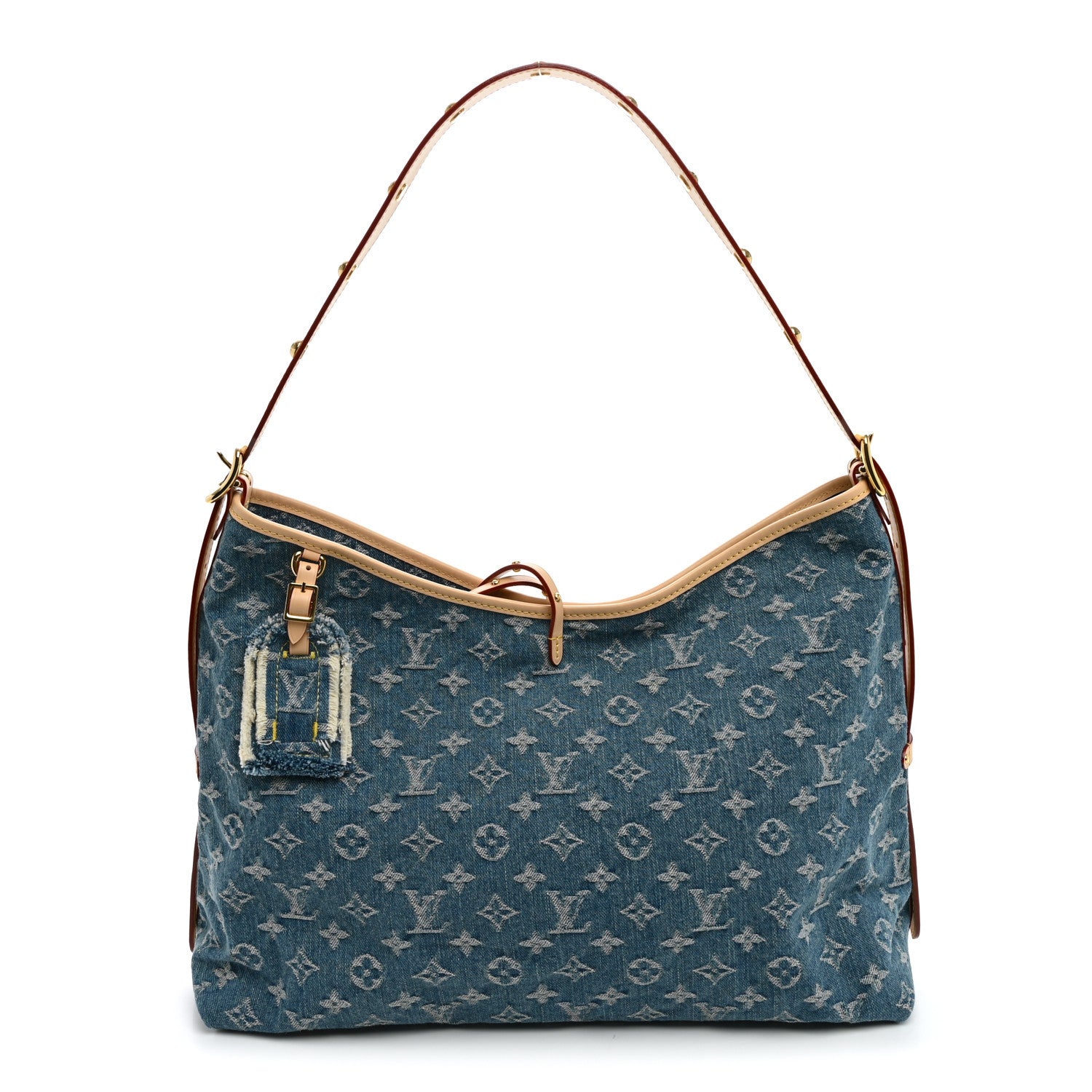 Monogram Denim CarryAll MM Blue