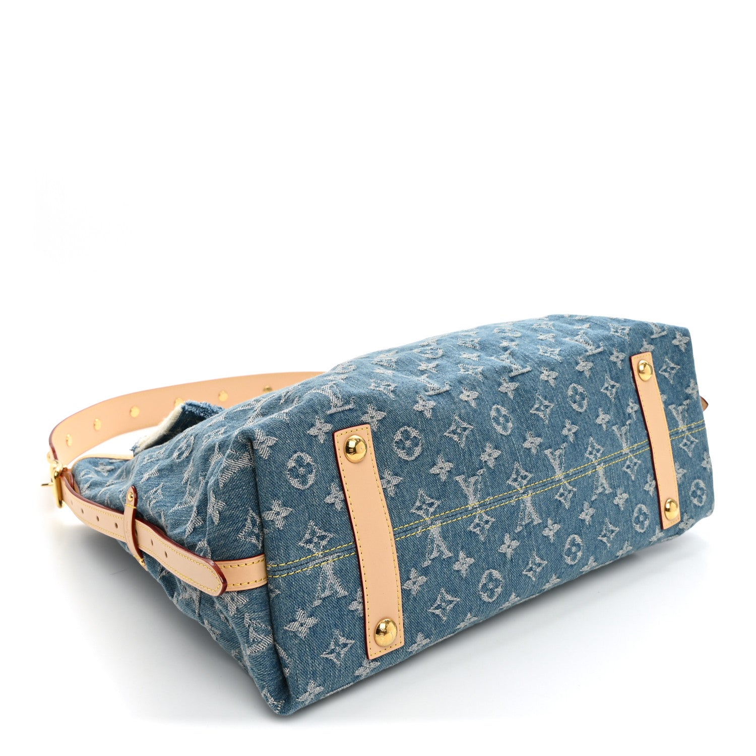 Monogram Denim CarryAll MM Blue — view 5