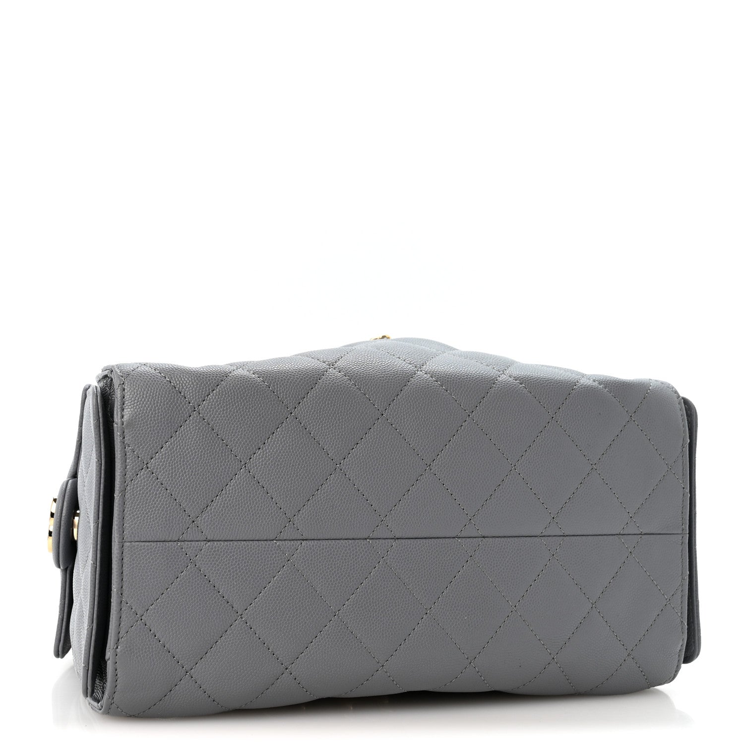 Caviar Quilted Small Chanel 25 Handbag Dark Grey — view 4