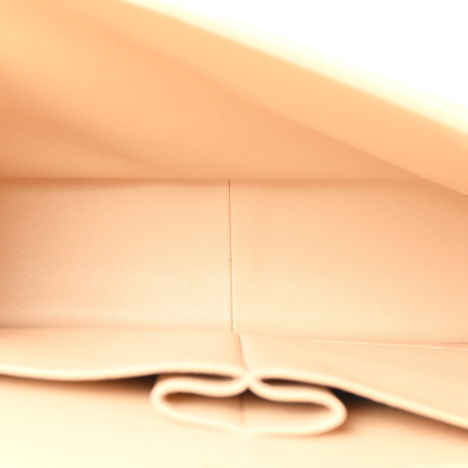 Caviar Quilted Jumbo Double Flap Beige Clair — view 5