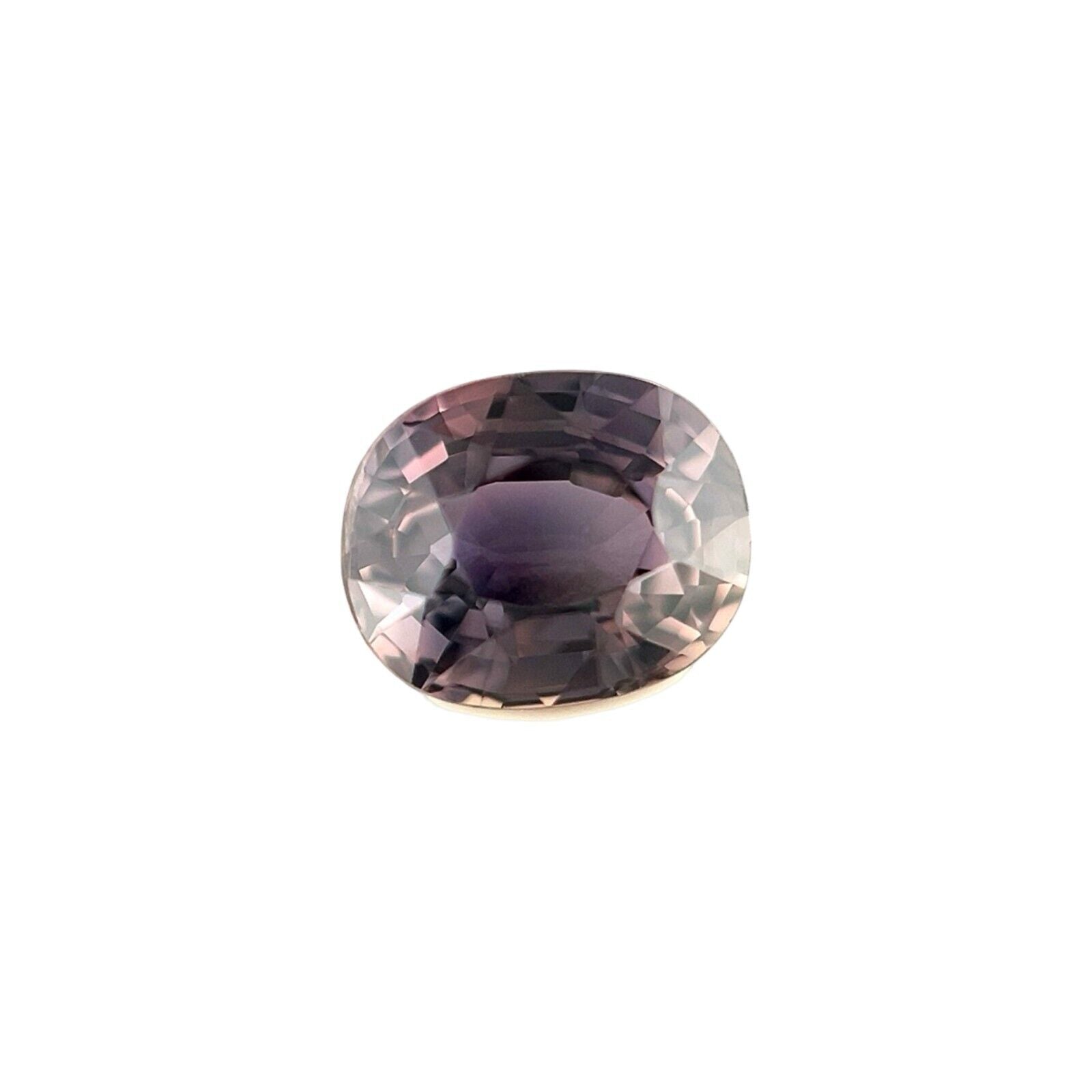 1.85ct Colour Change Sapphire Pink Purple UNTREATED Rare Oval Gem 7.5x6mm VVS — view 3